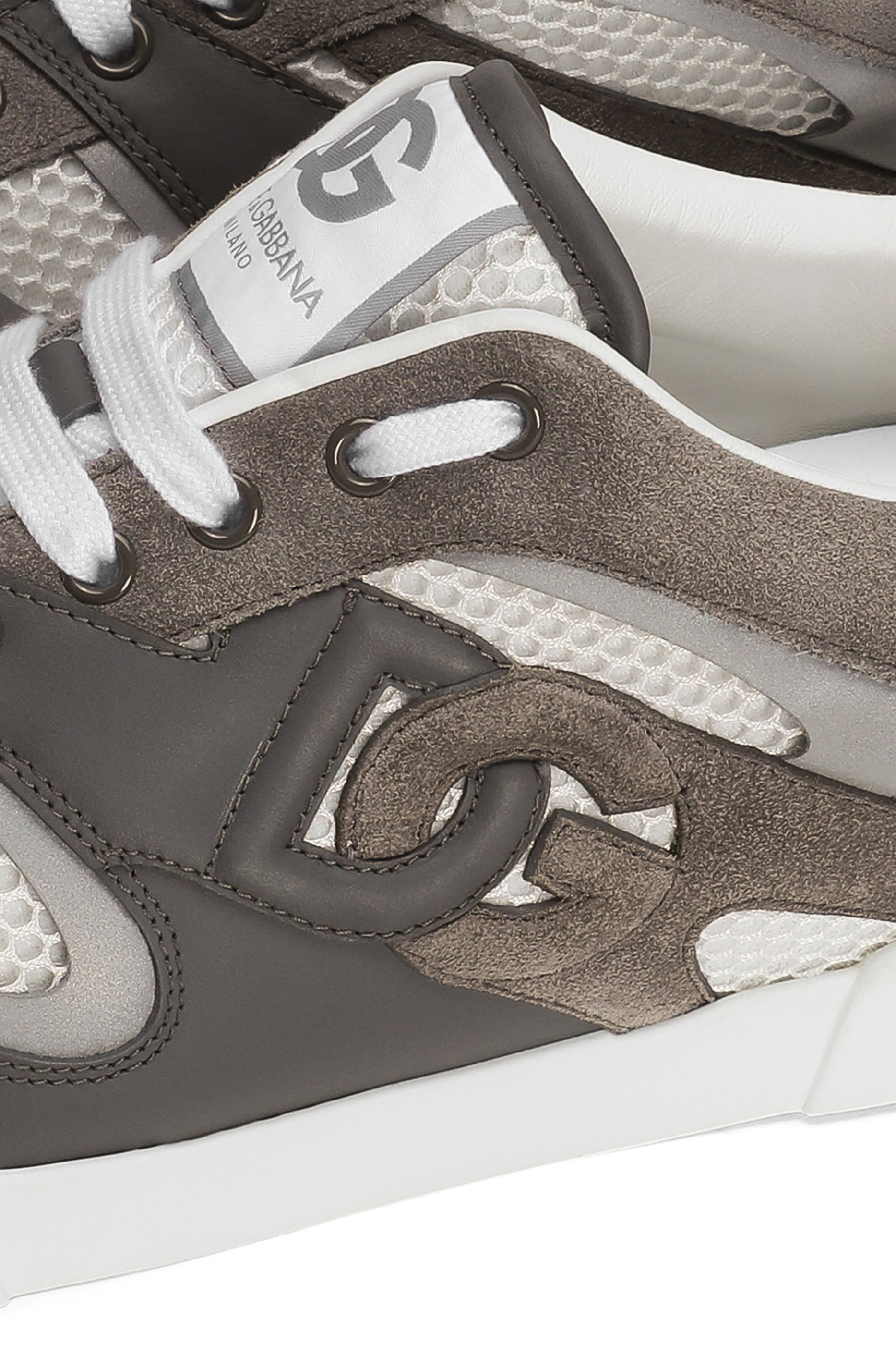 DG Logo Leather Sneakers