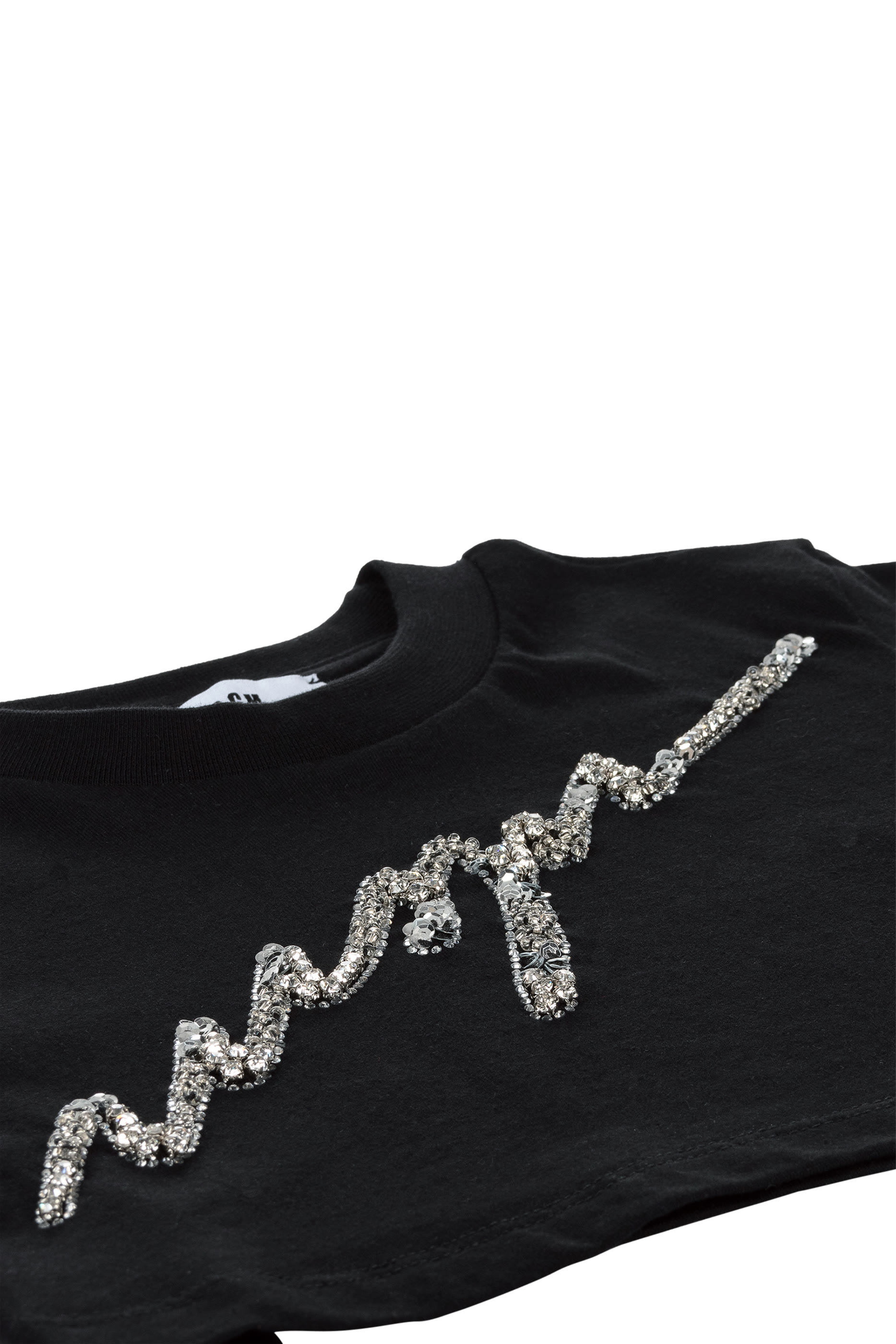 Kids Embellished Cropped T-Shirt