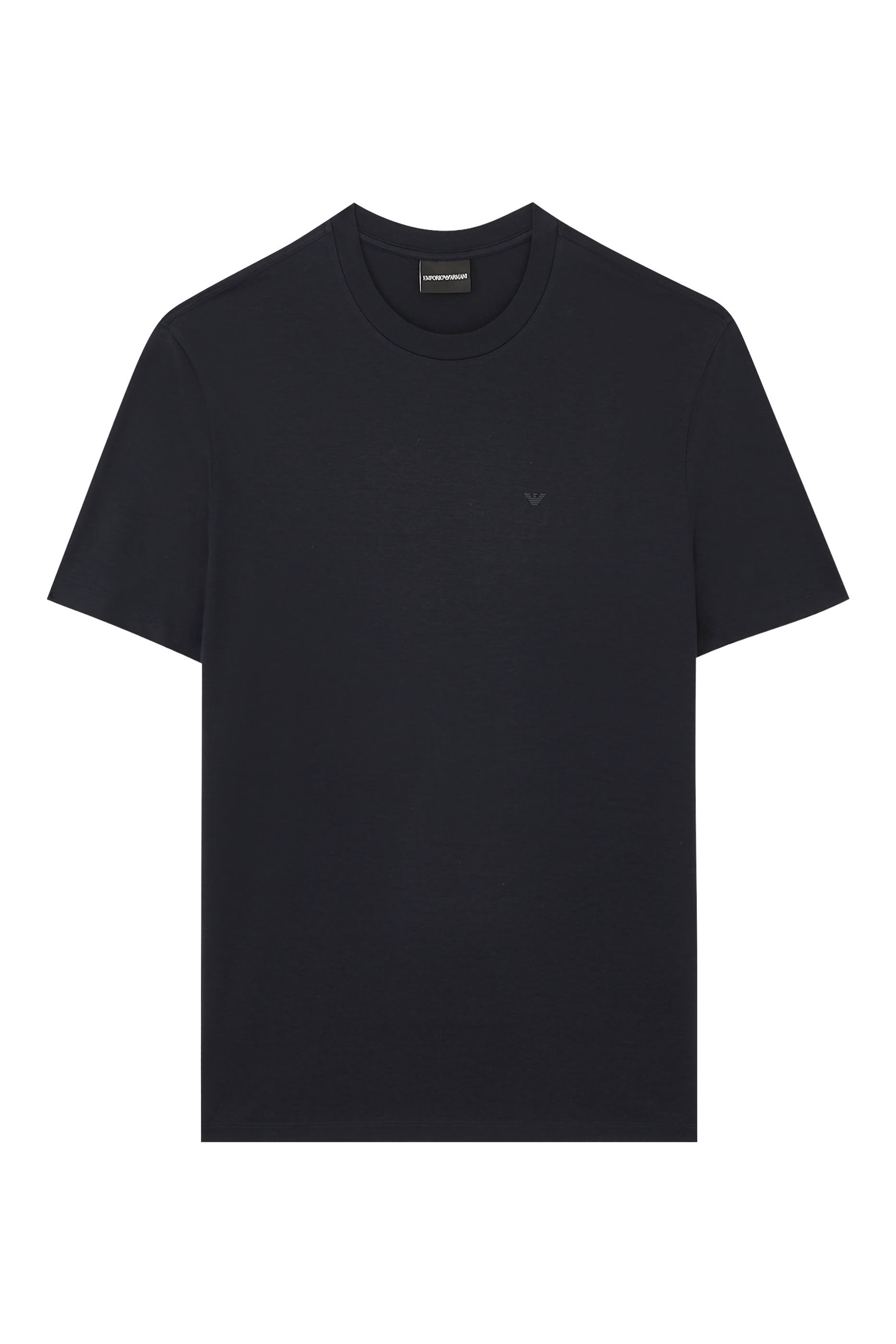 Plain Cotton-Lyocell T-Shirt