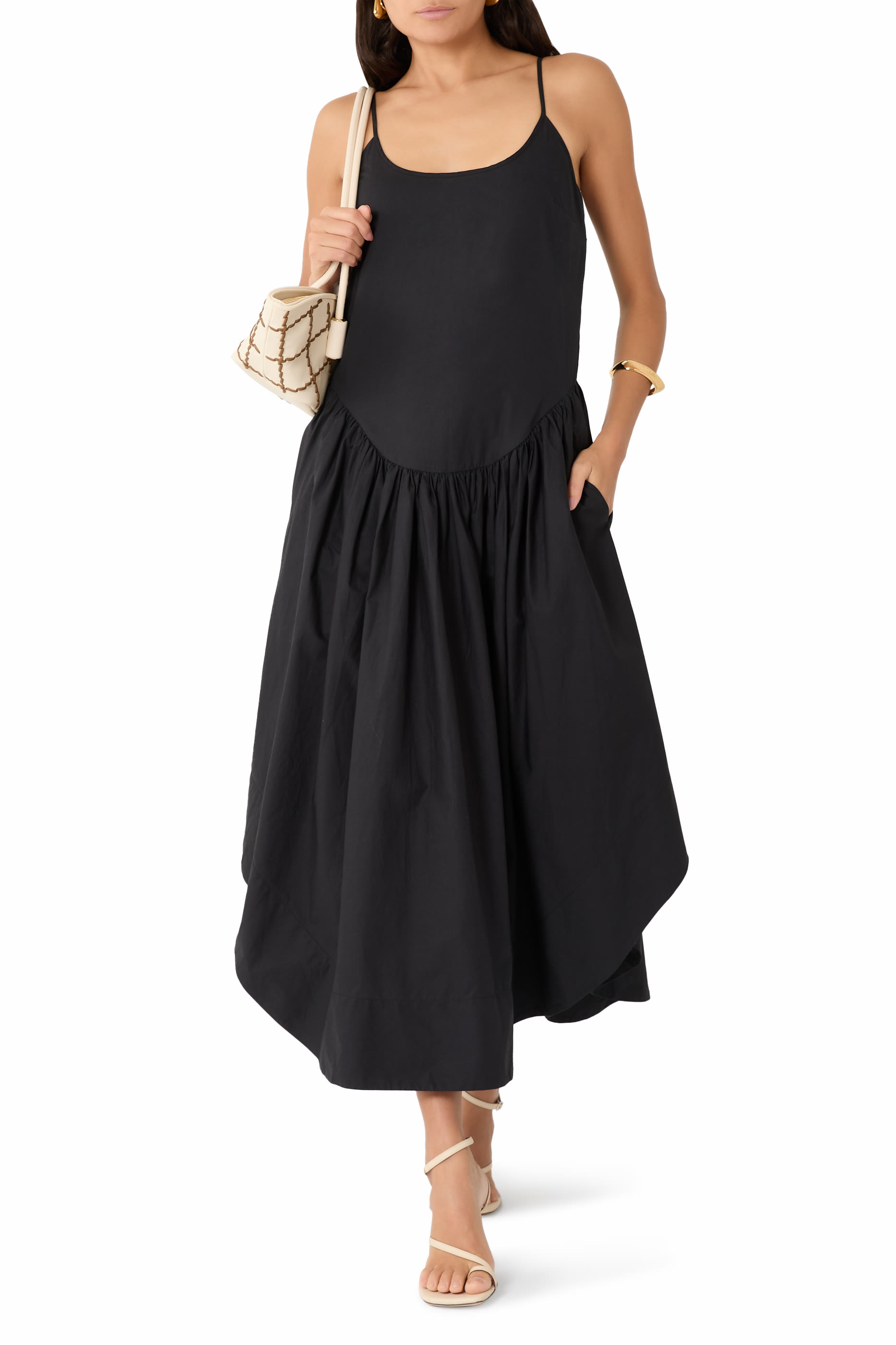  Ari Drop-Waist Asymmetrical Dress