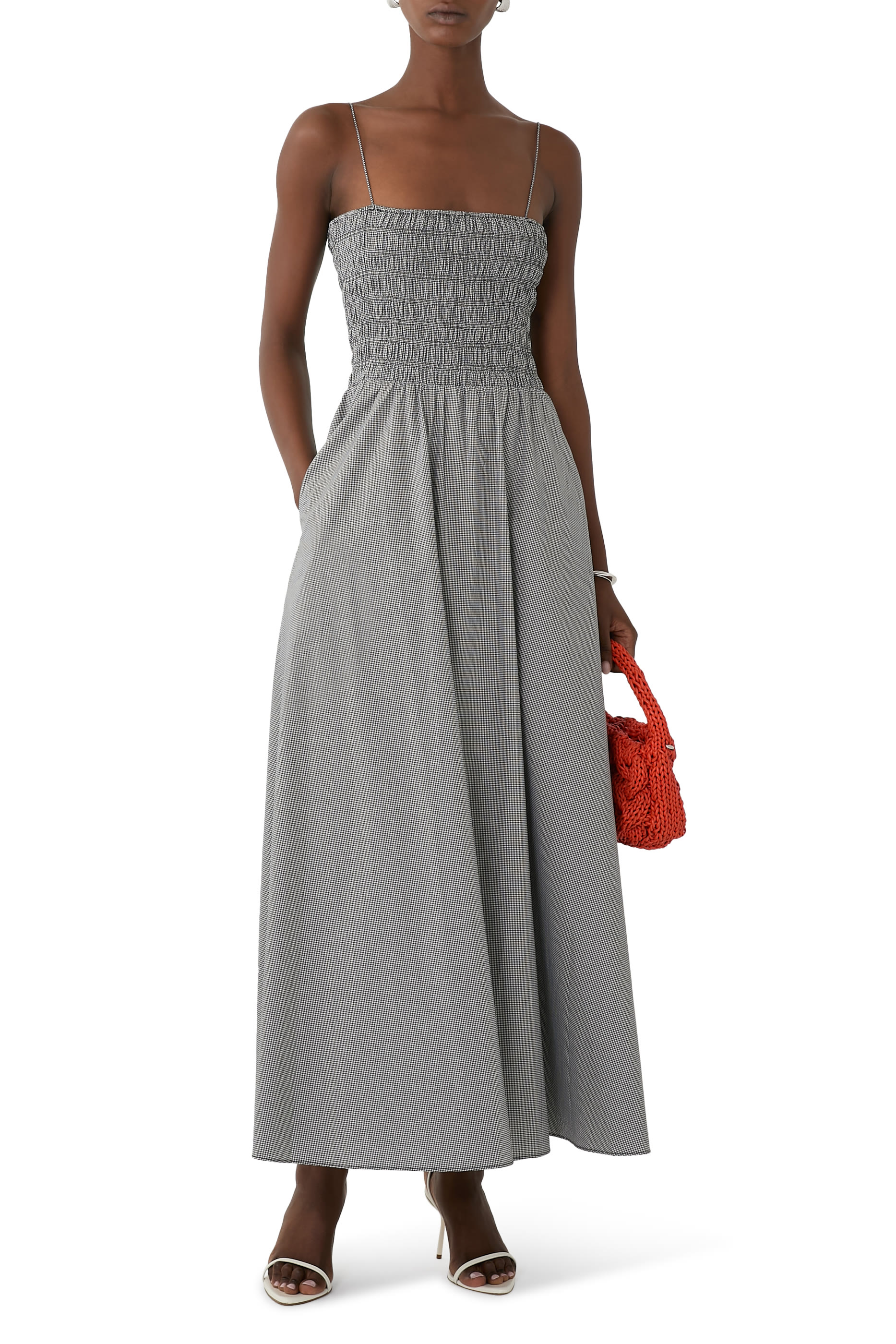 Lida Maxi Gingham Dress