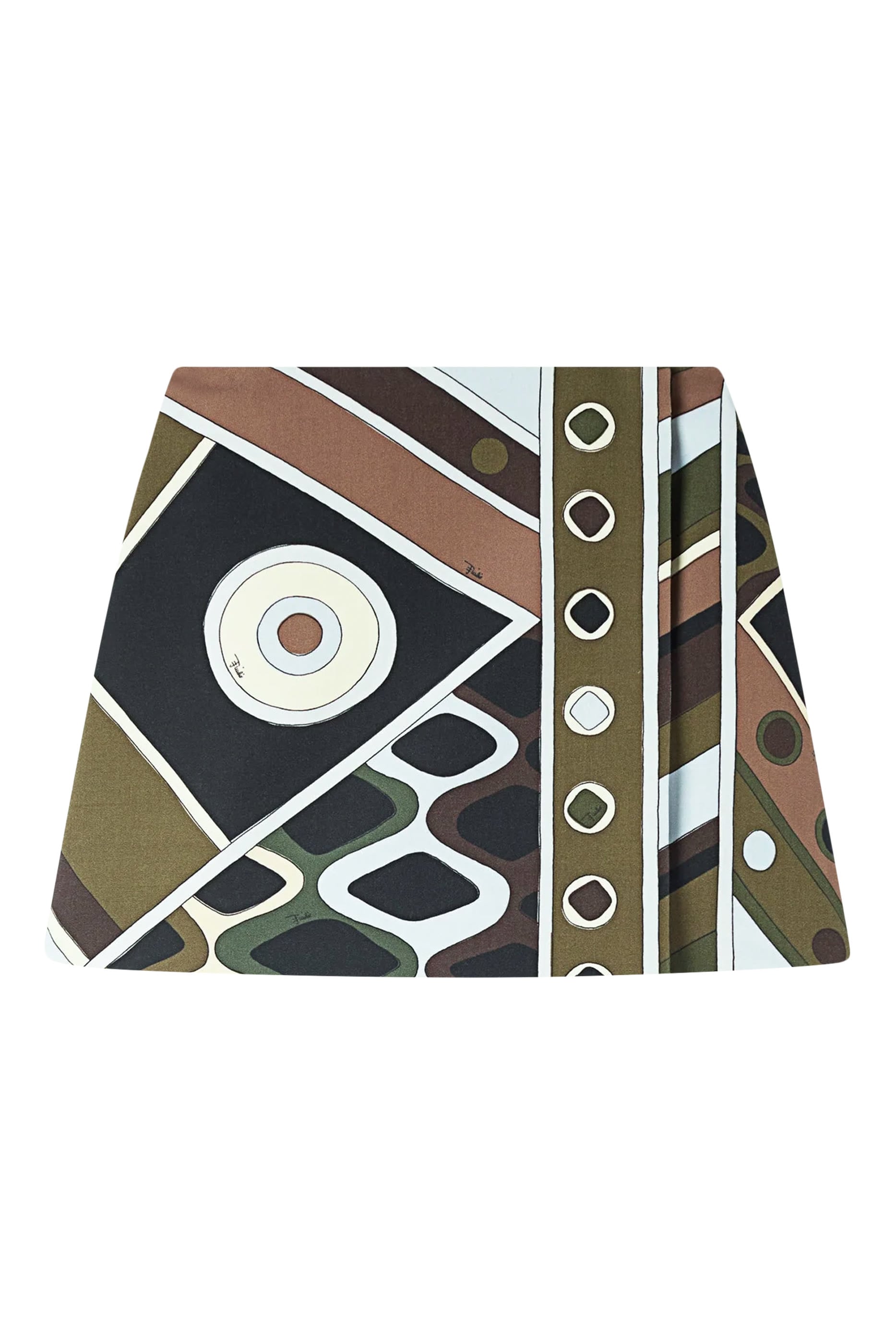 Vivara Print Cool Wool Skirt 
