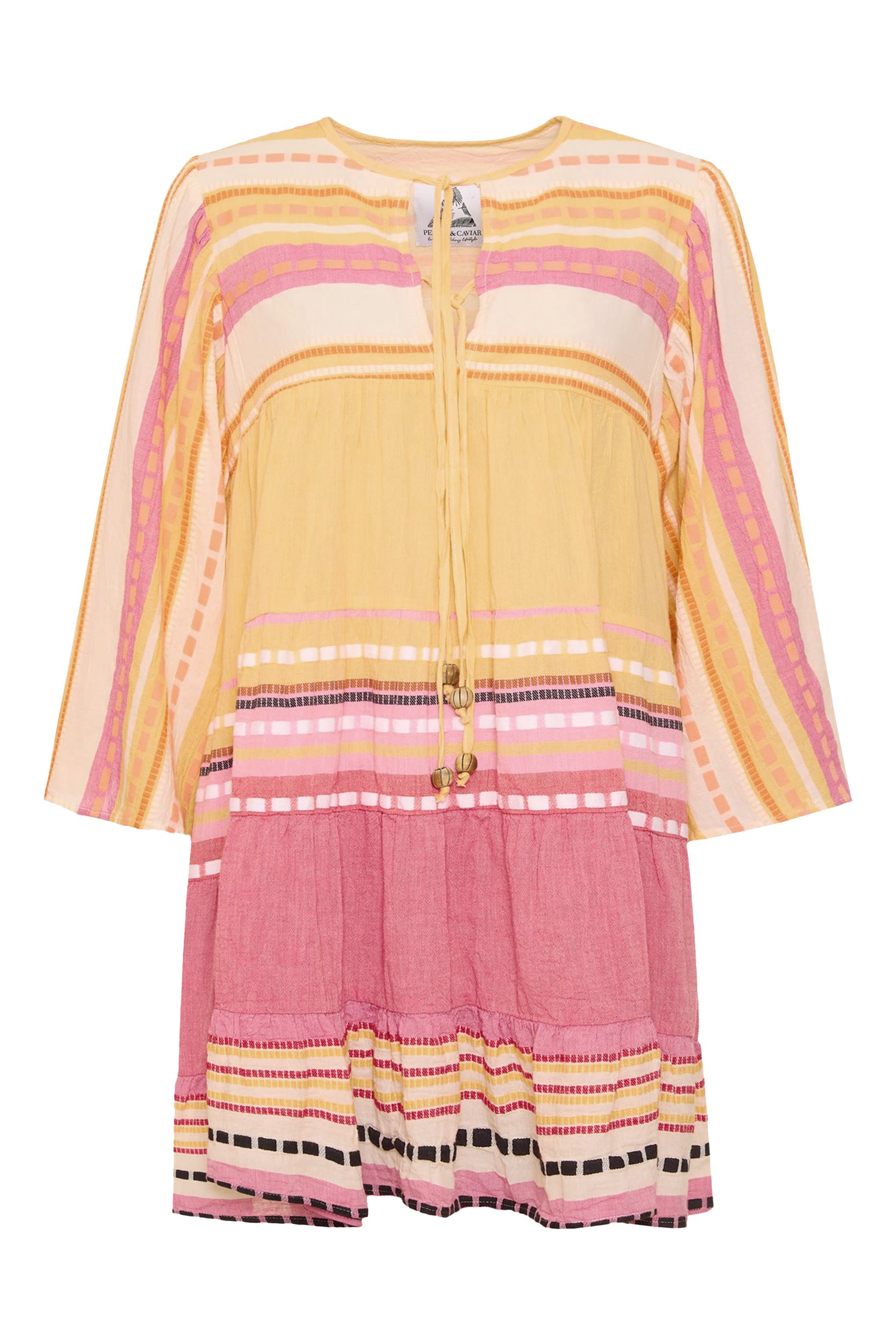 Zakar Striped Long Sleeve Mini Dress