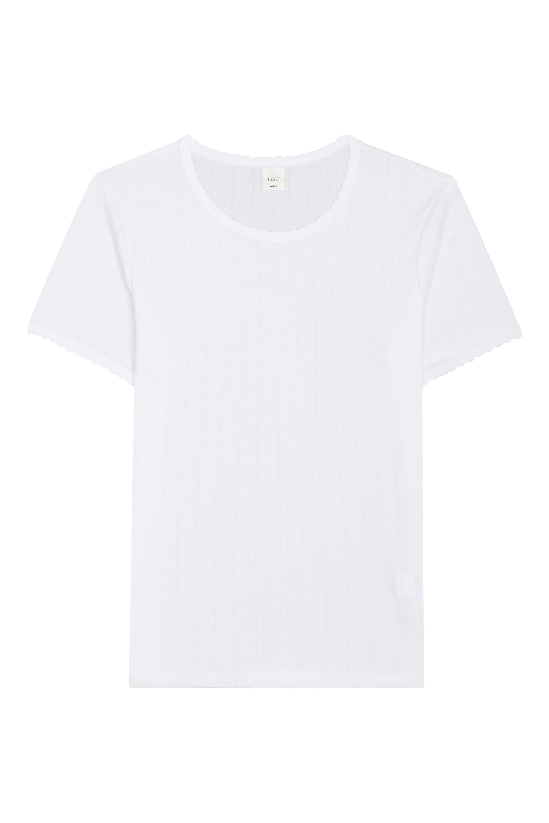 Pointelle Slim Fit Tee