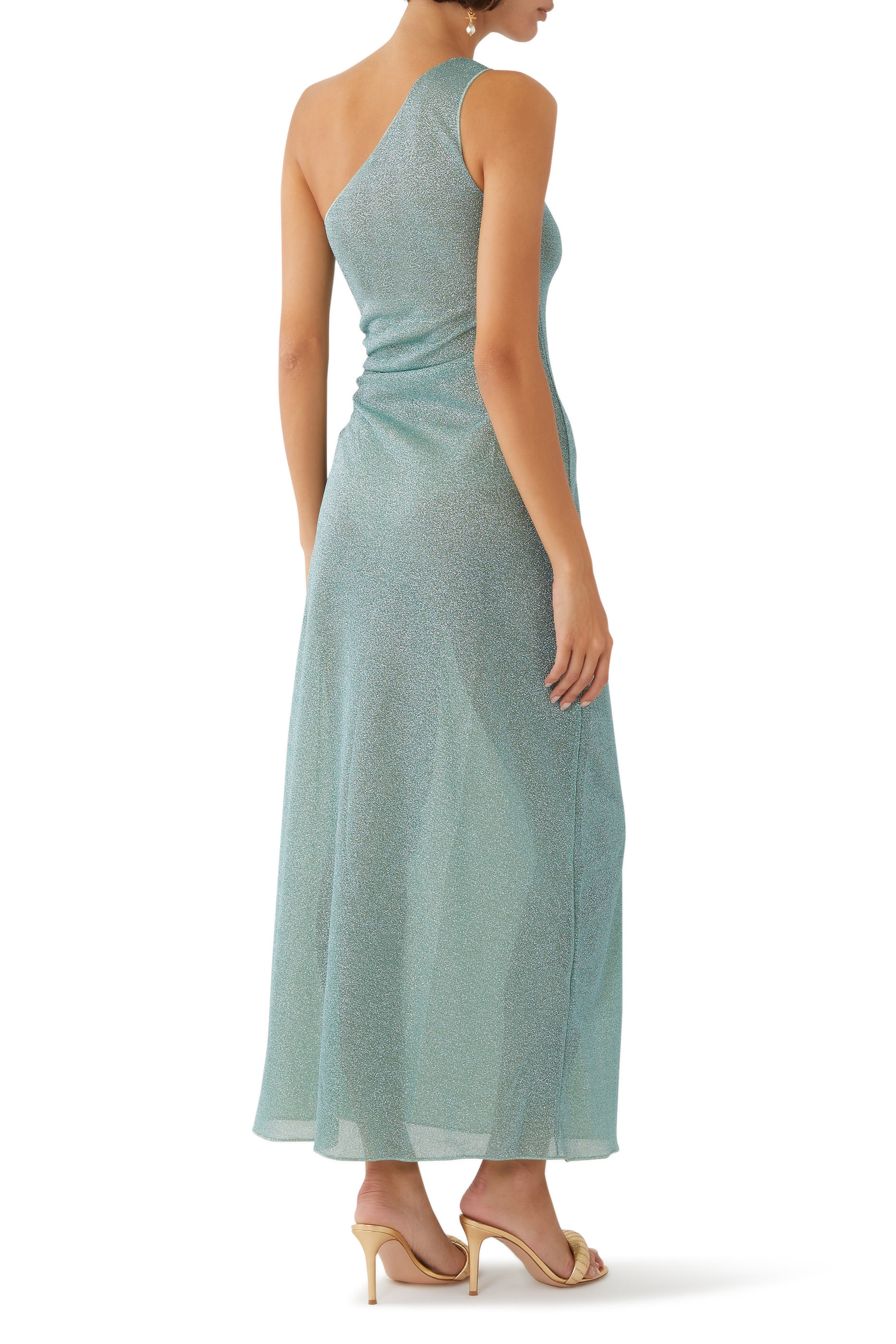 Lumi&egrave;re One Shoulder Ring Dress