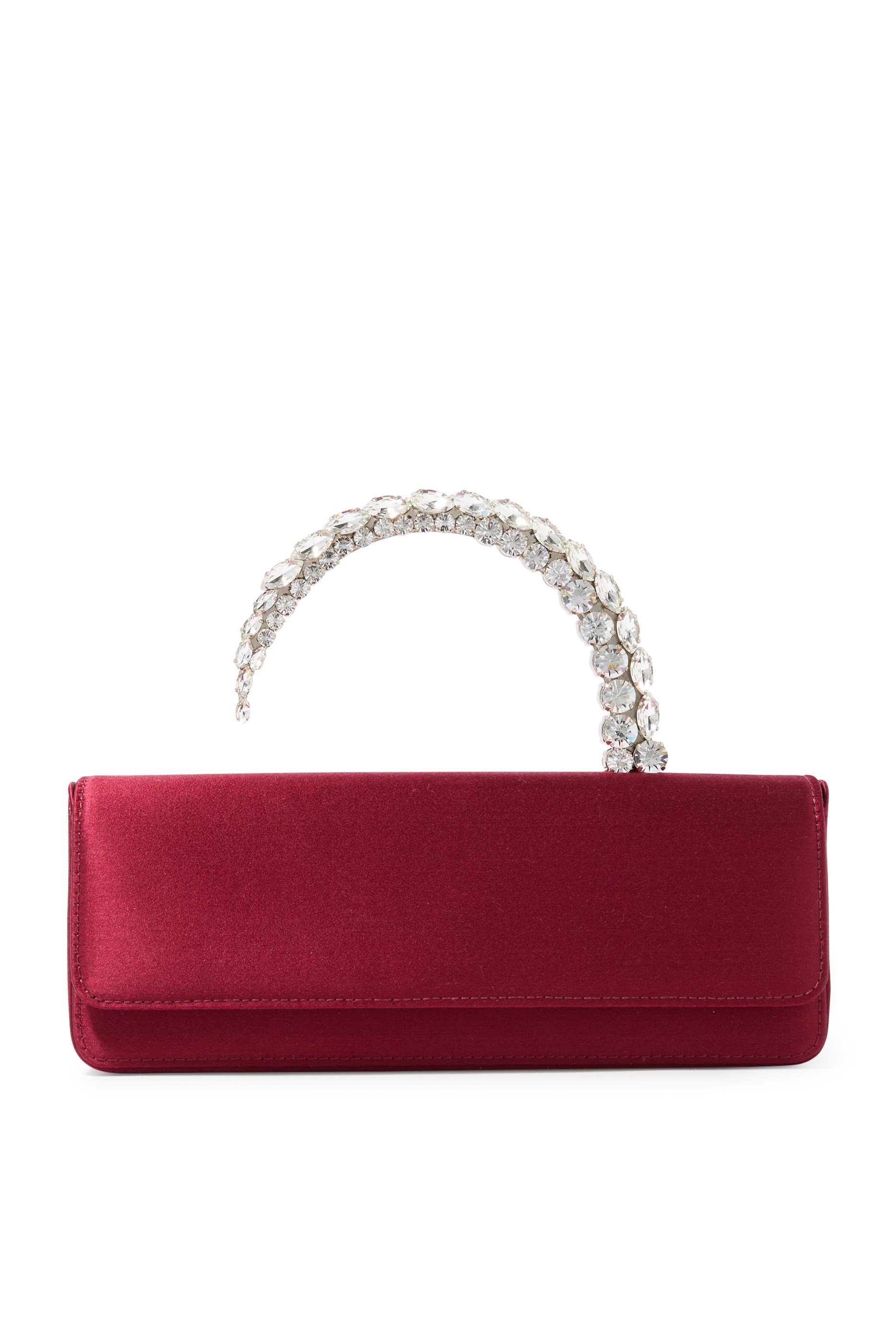 Malika Top-Handle Clutch Bag
