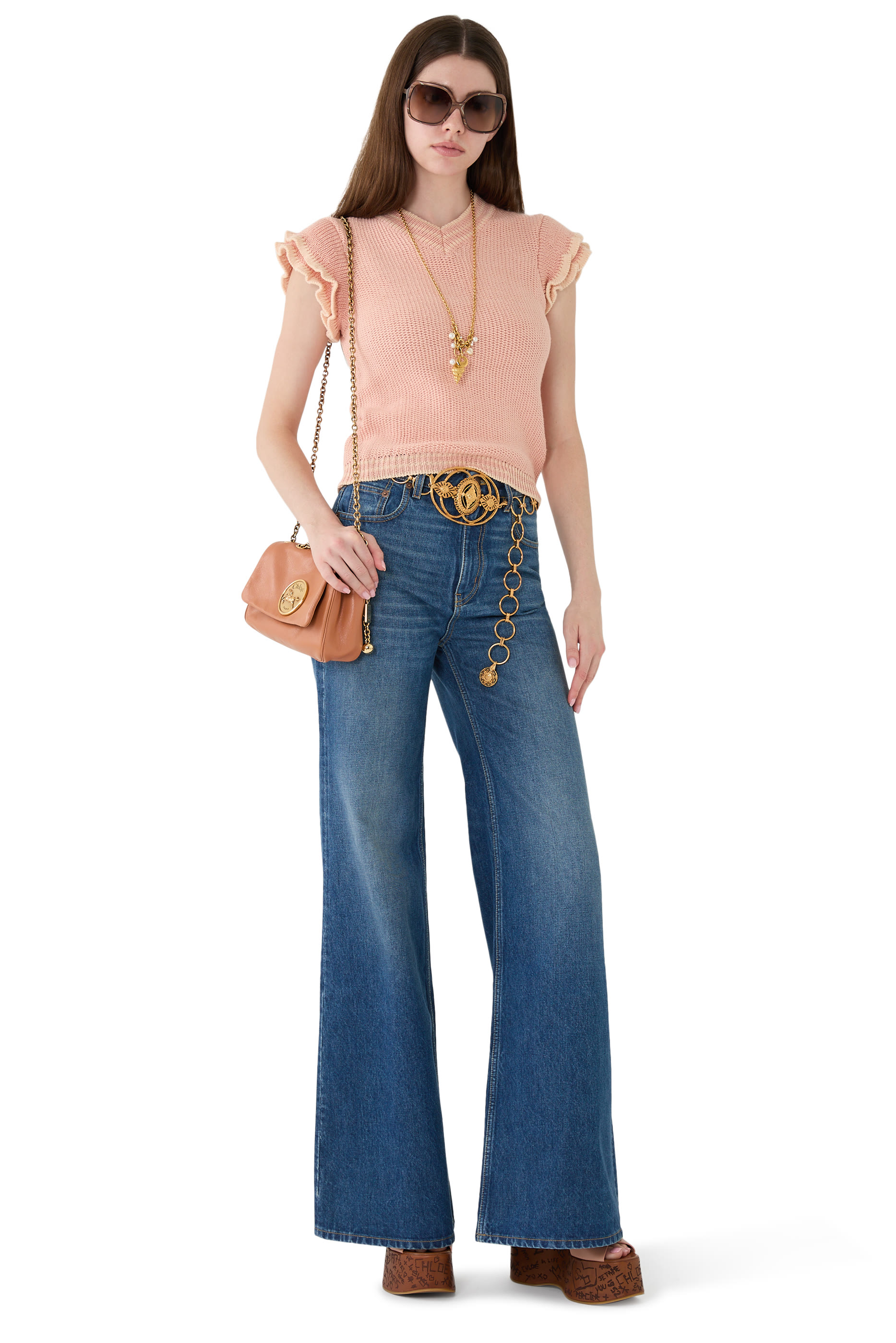 Short-Sleeve Knit Top