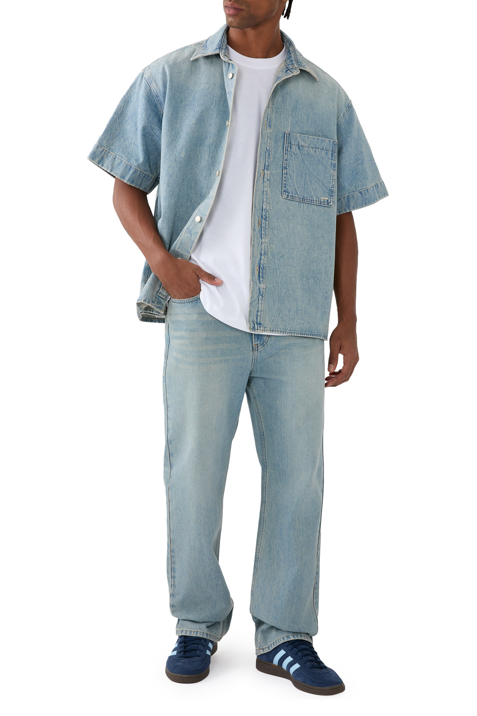 New Straight Denim Pants