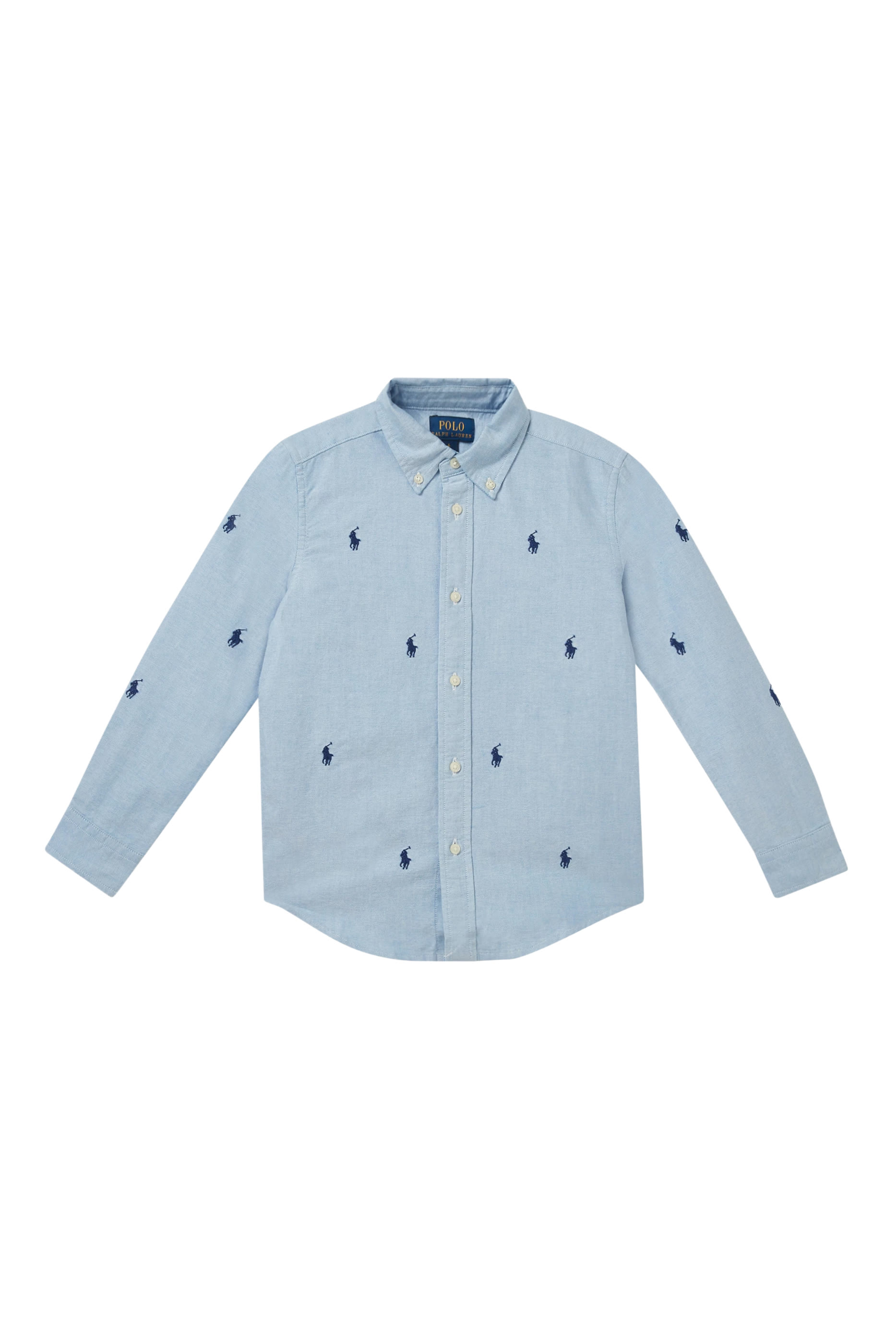 Kids Polo Pony Cotton Oxford Shirt