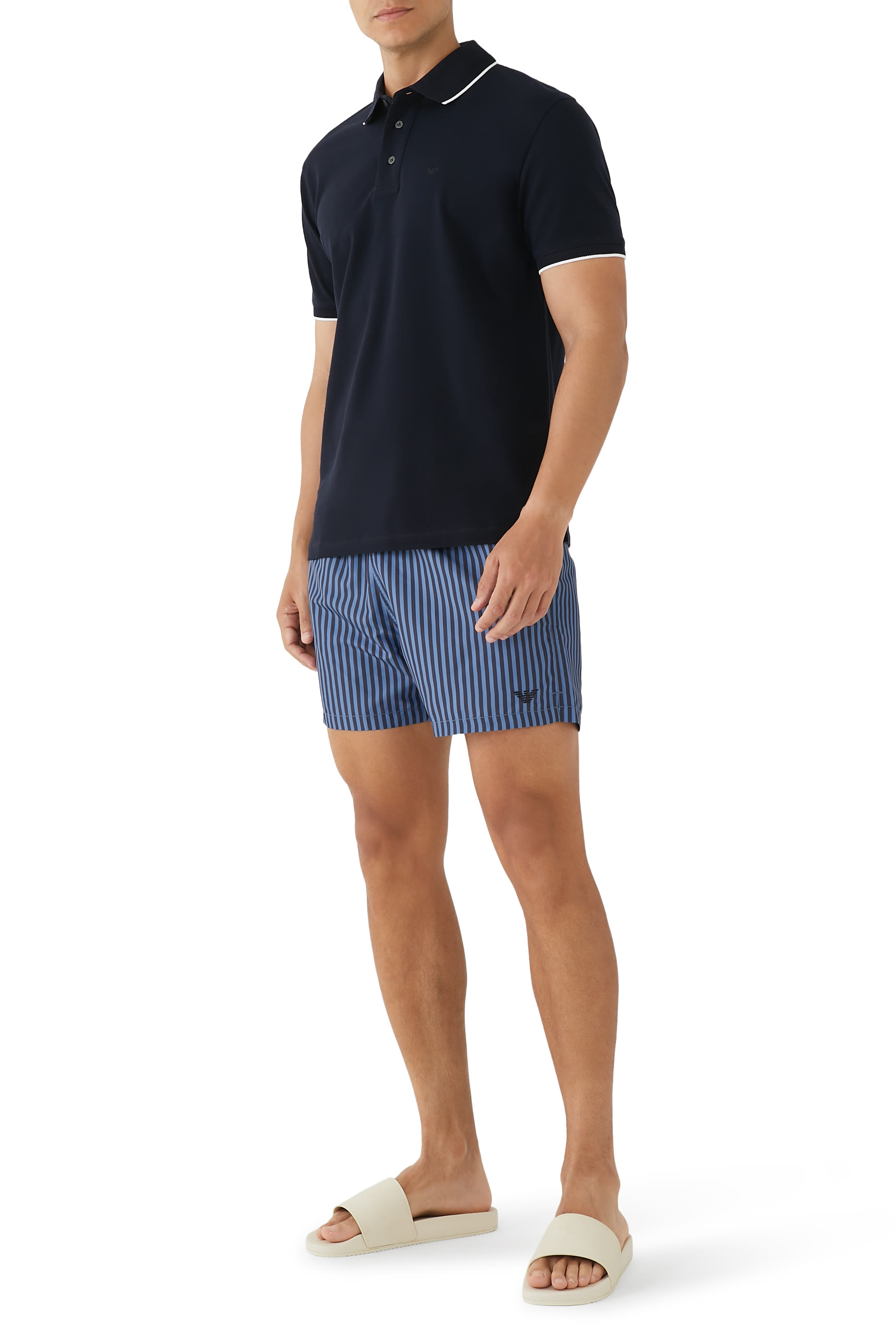 Striped Swim Shorts