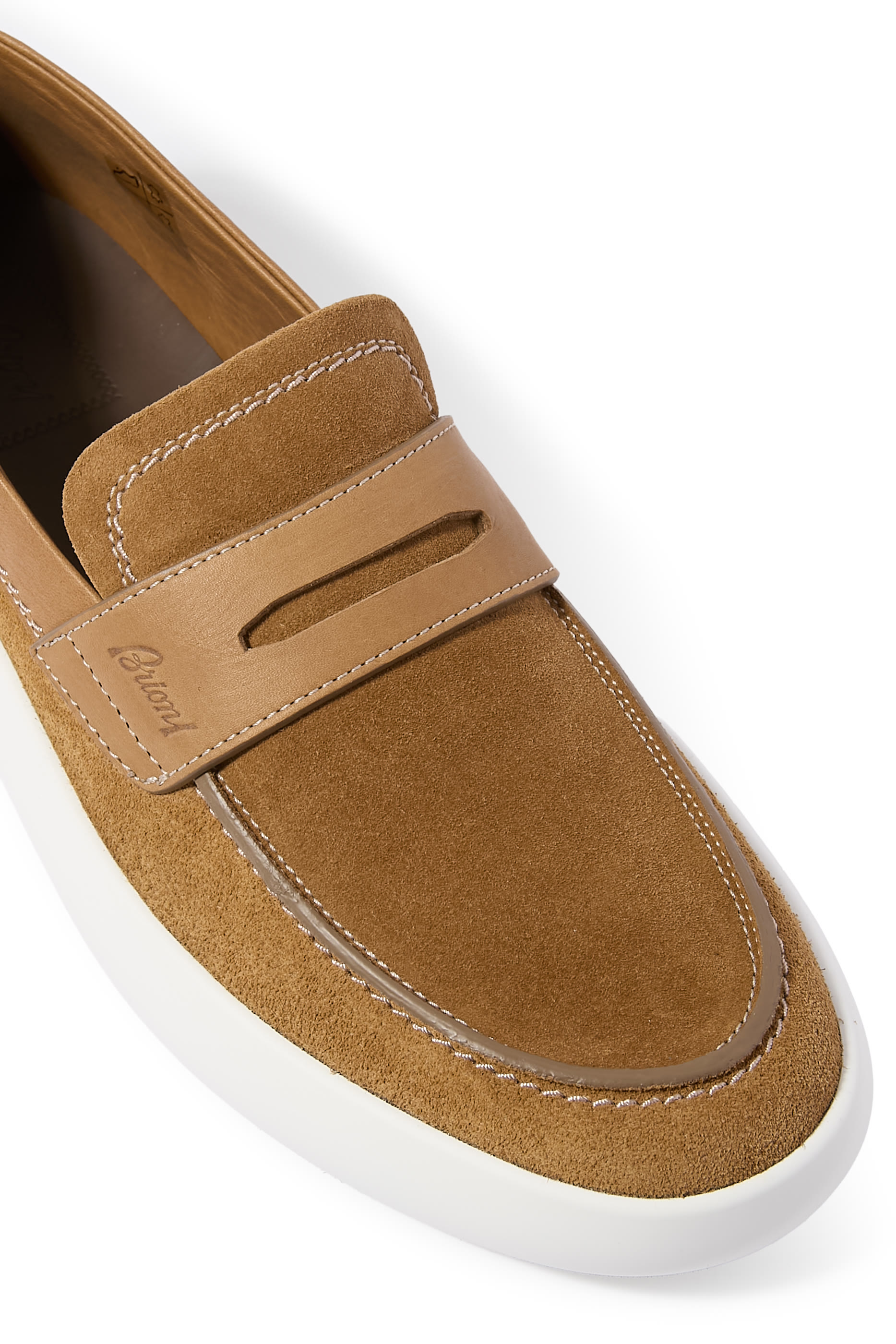 Suede Boat Loafers