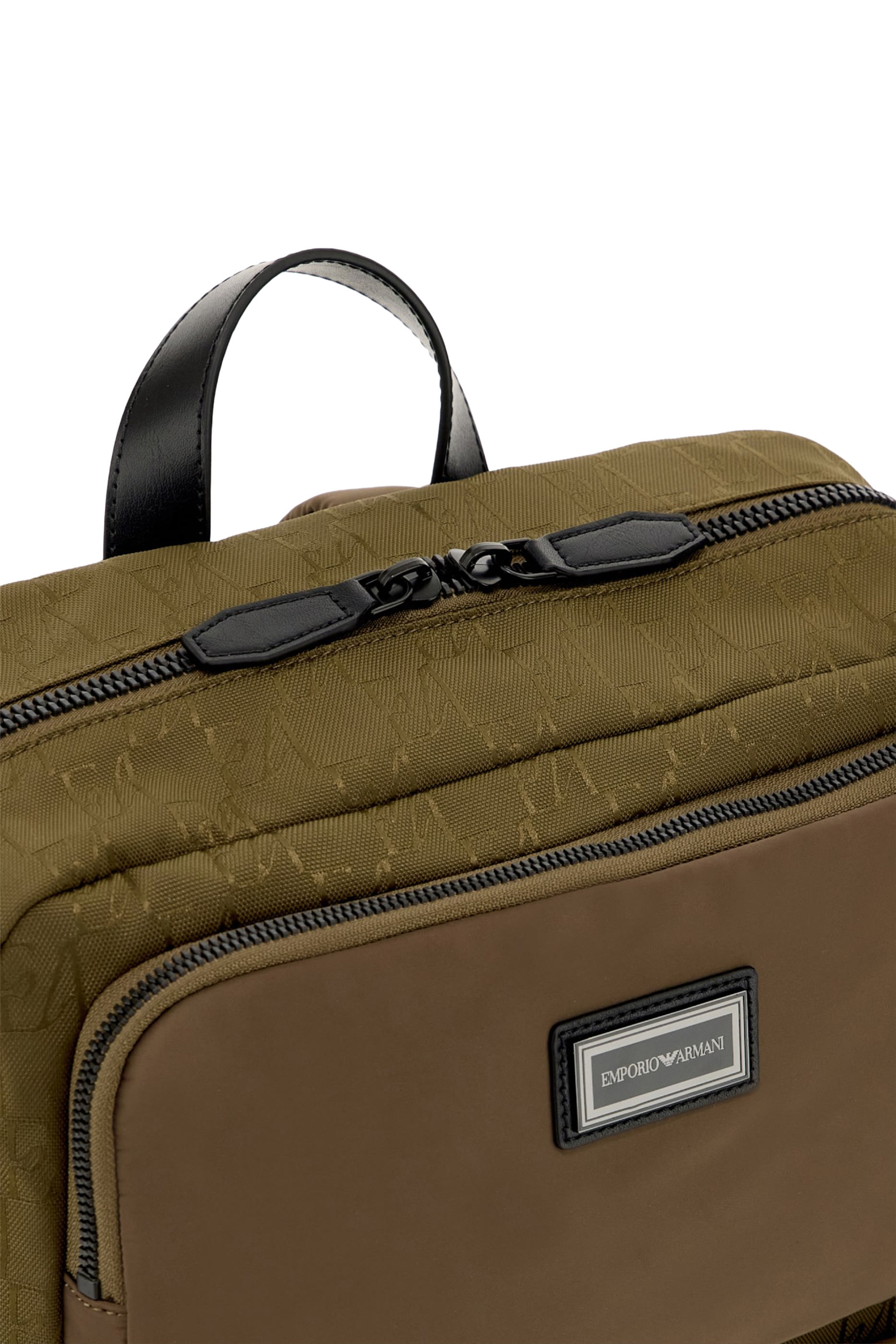 Embossed Flap Pocket Backpack