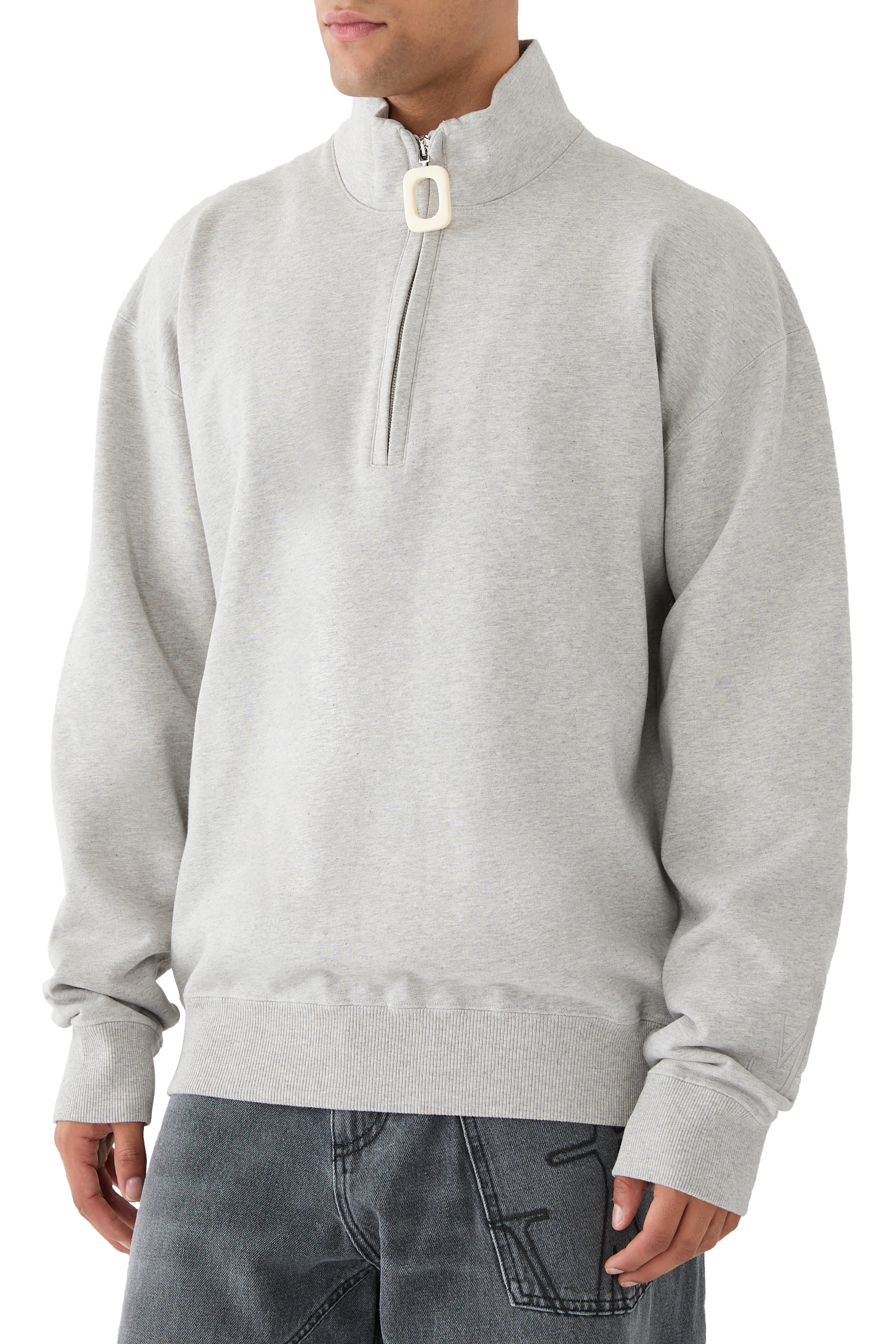Sweatshirt with Half Zip