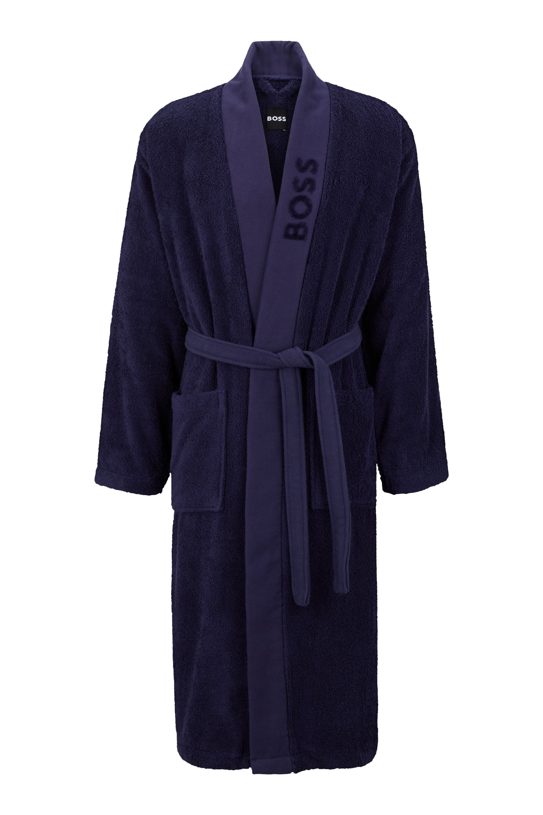 Logo-Lapel Dressing Gown