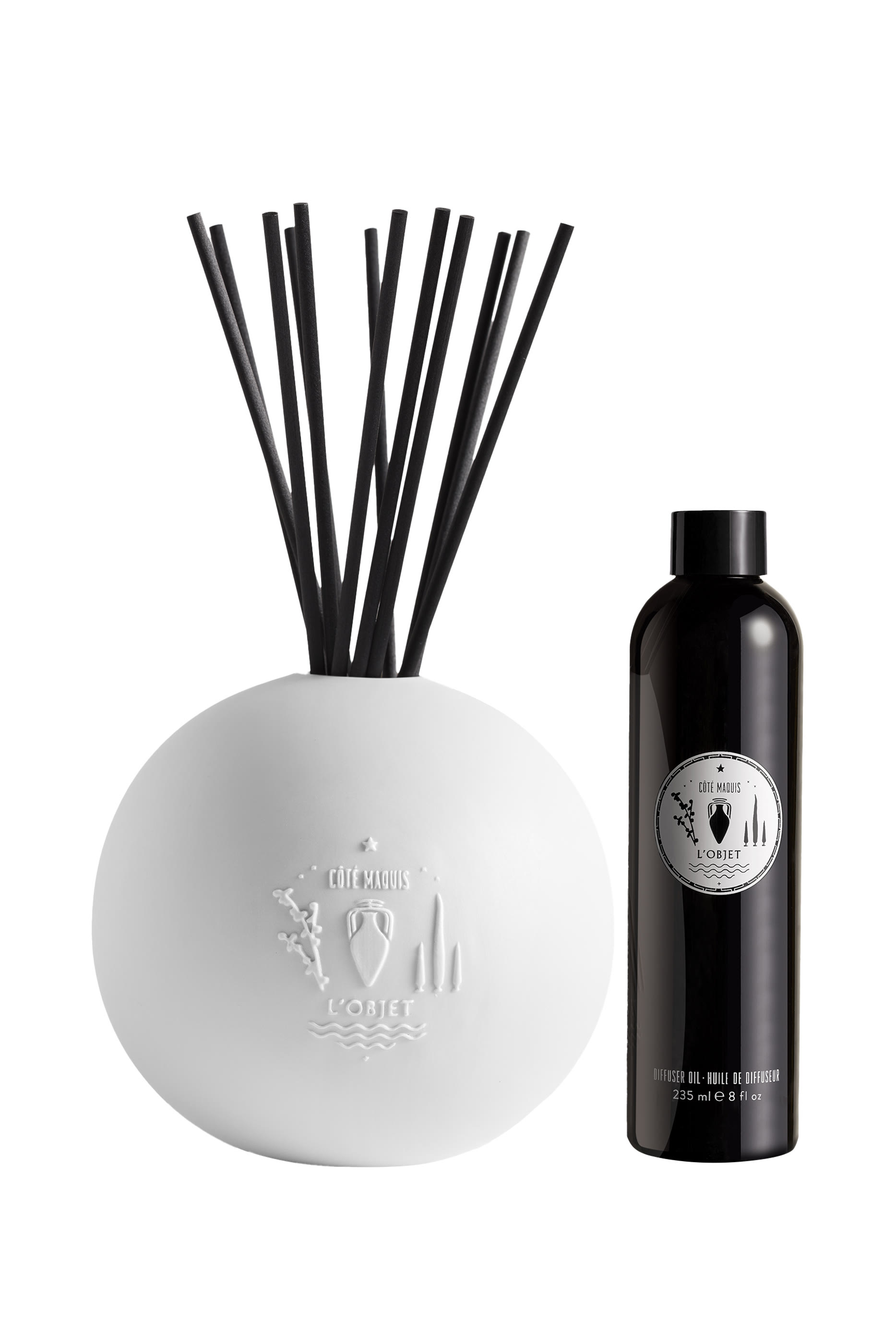 Côté Maquis Porcelain Diffuser Set