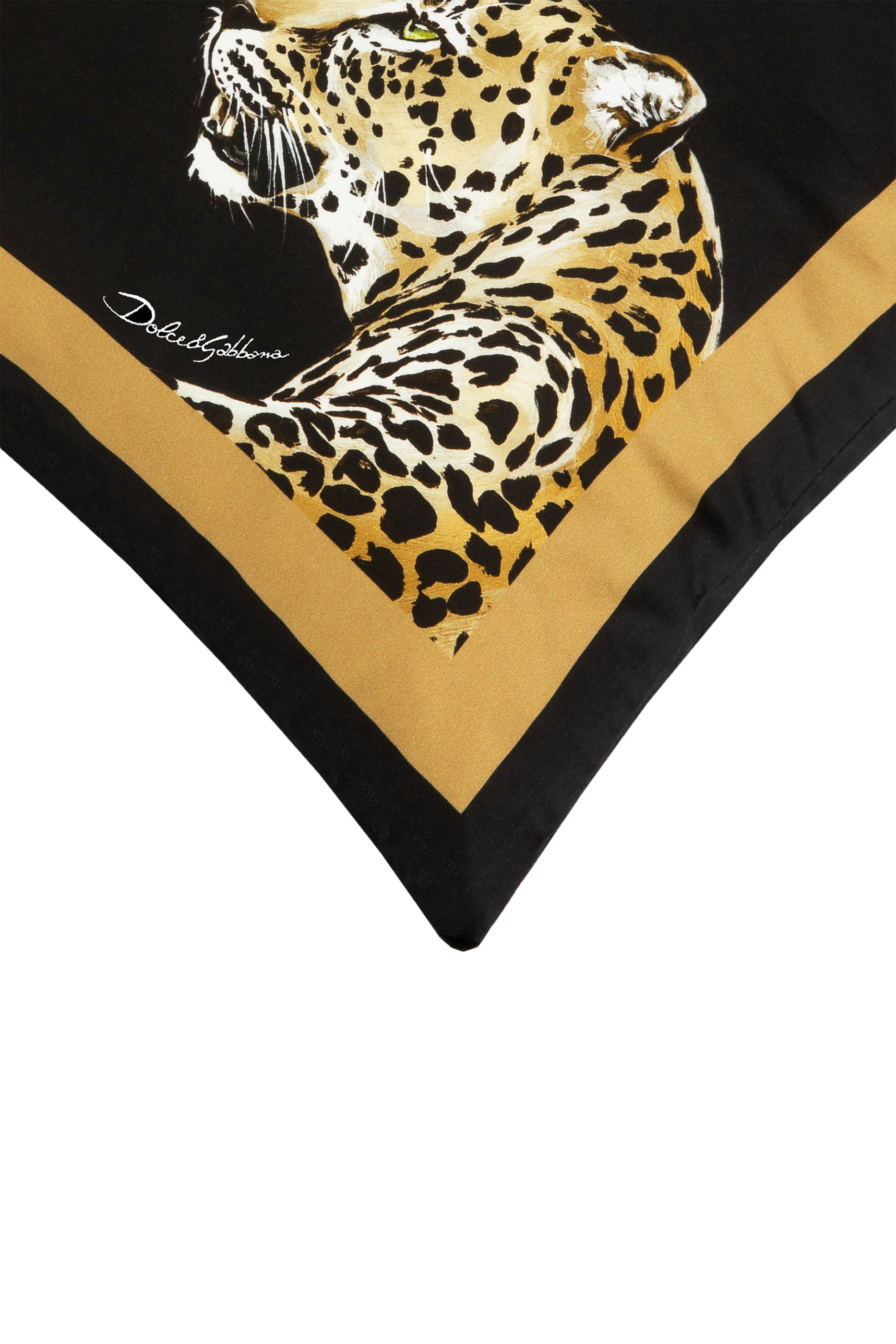 Leopardo Small Duchesse Cotton Cushion