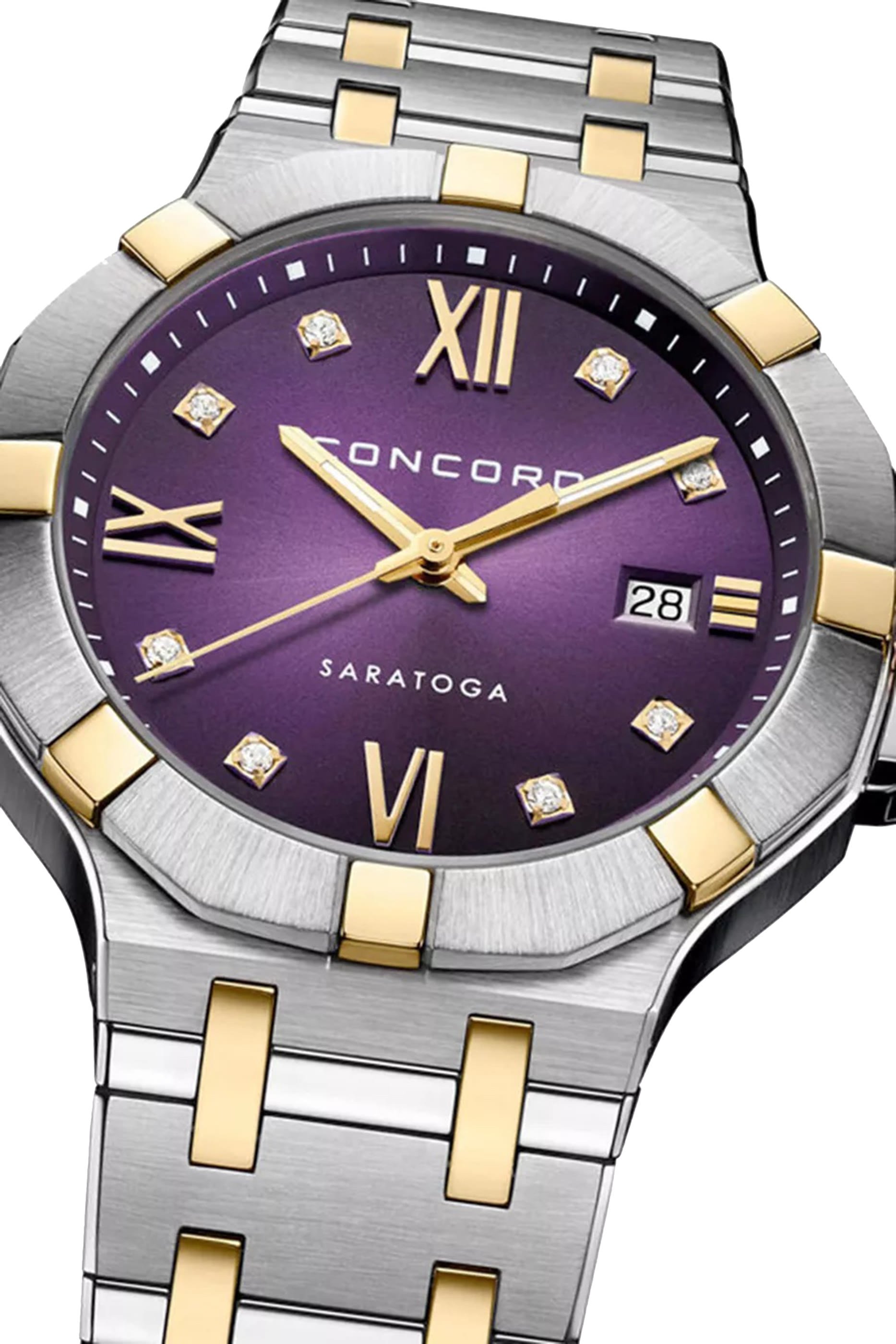 Saratoga Stainless Steel Watch