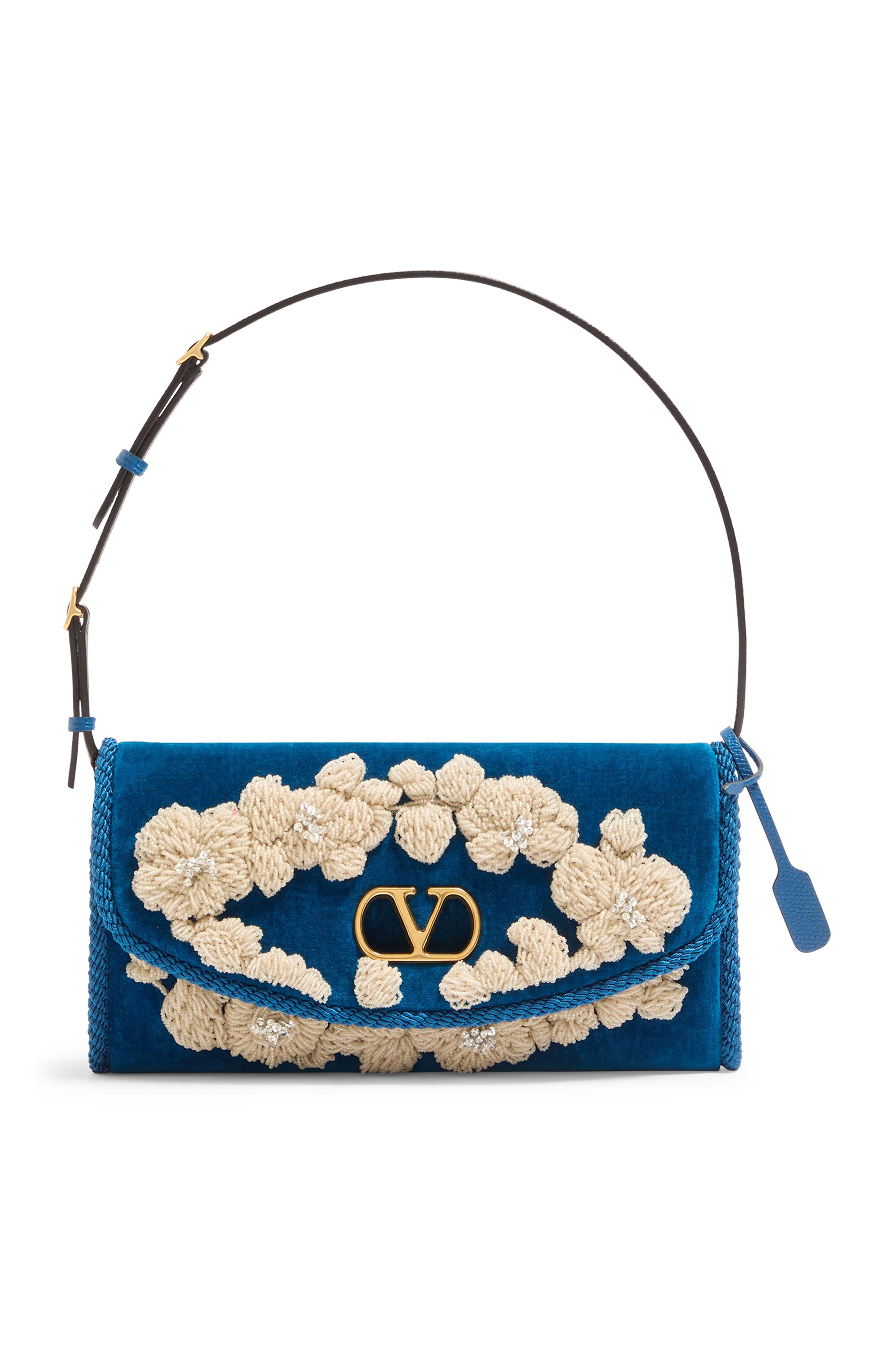  DeVain Embroidered Small Shoulder Bag 