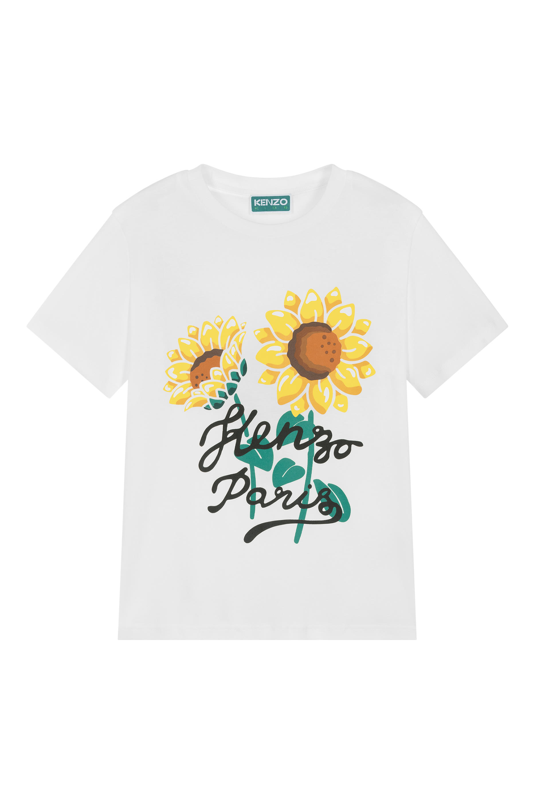 Kids Sunflower Print Logo T-Shirt