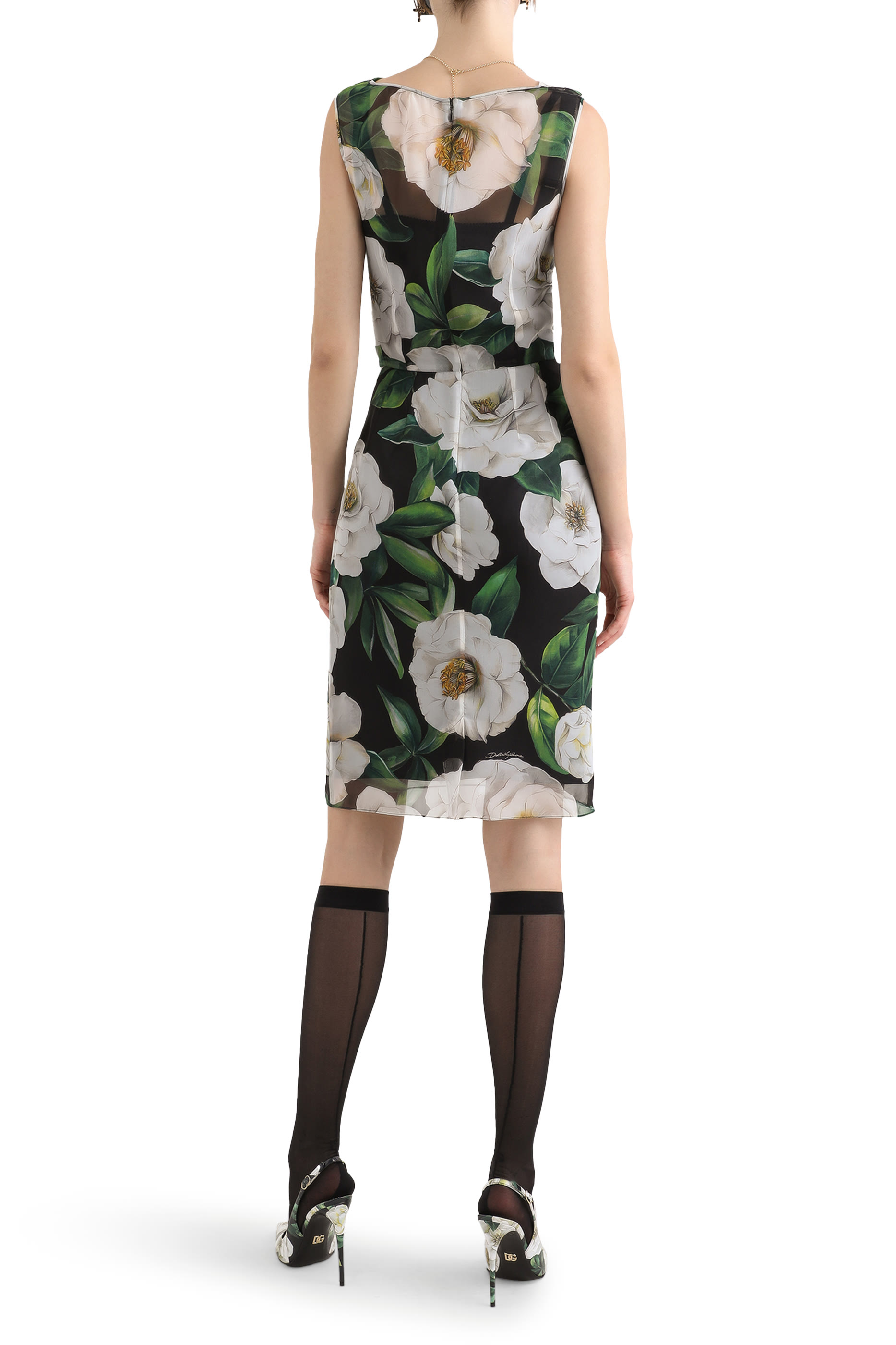 Floral-Print Mini Dress