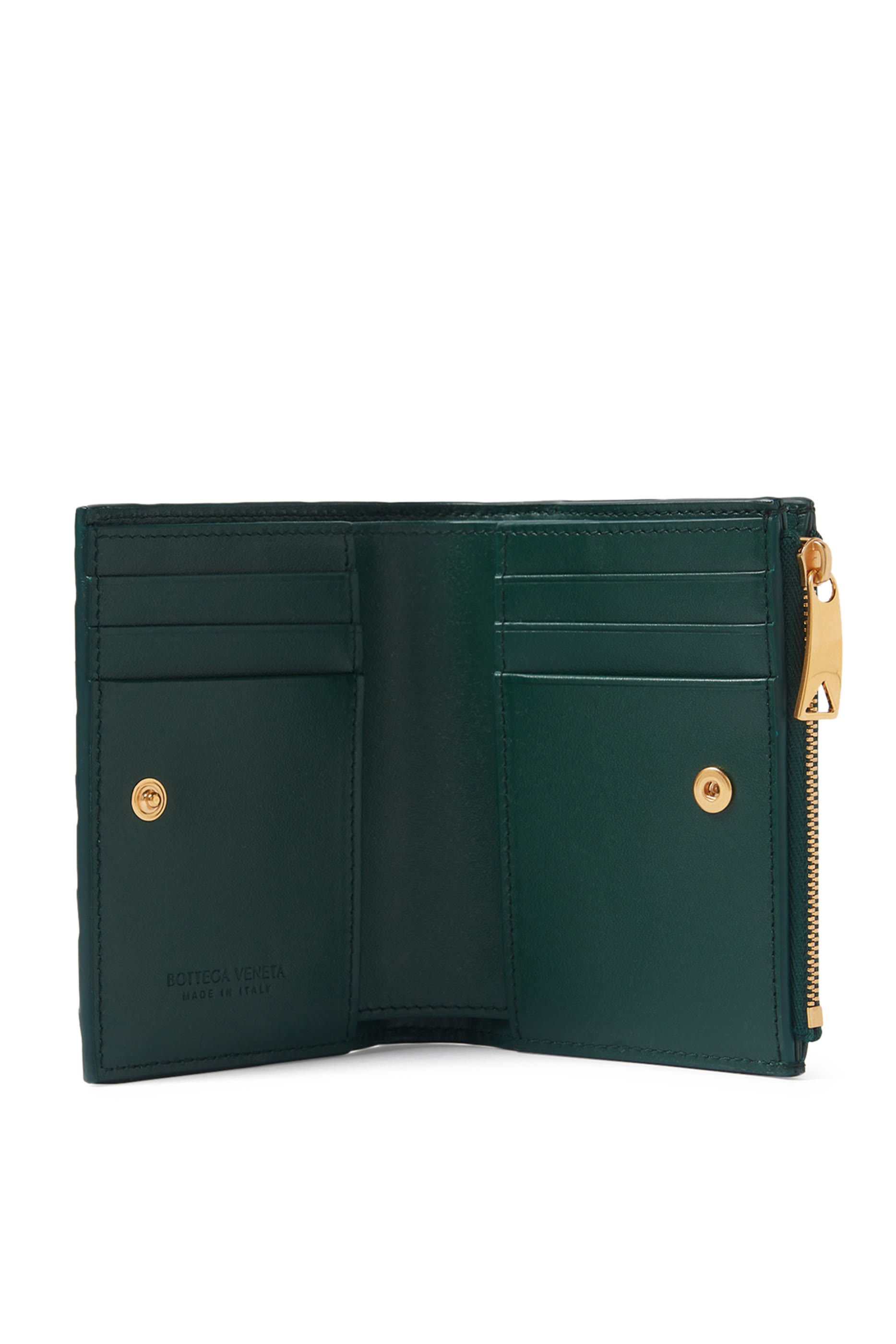 Intrecciato Small Bi-Fold Wallet