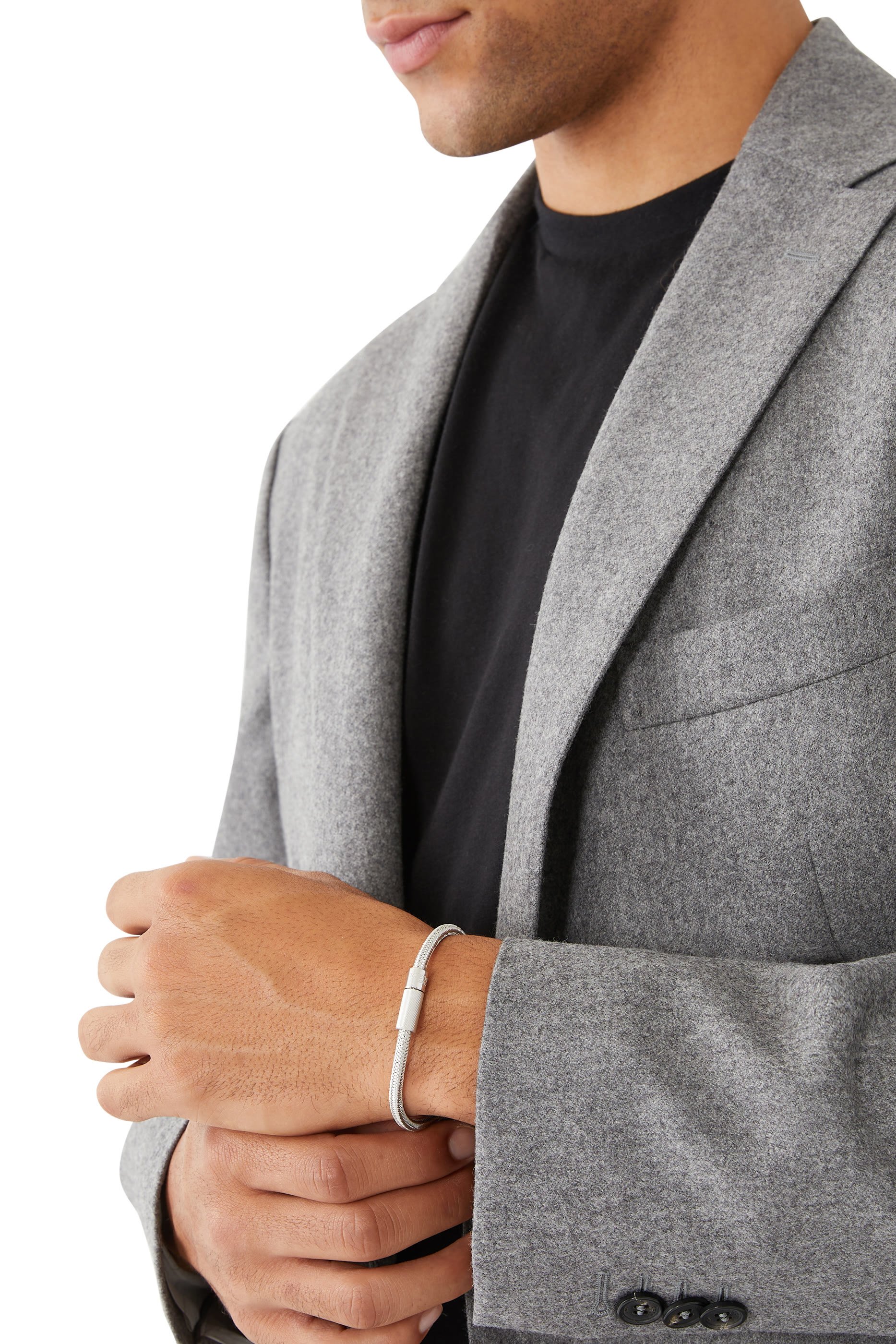 Braided Pop Clasp Bracelet