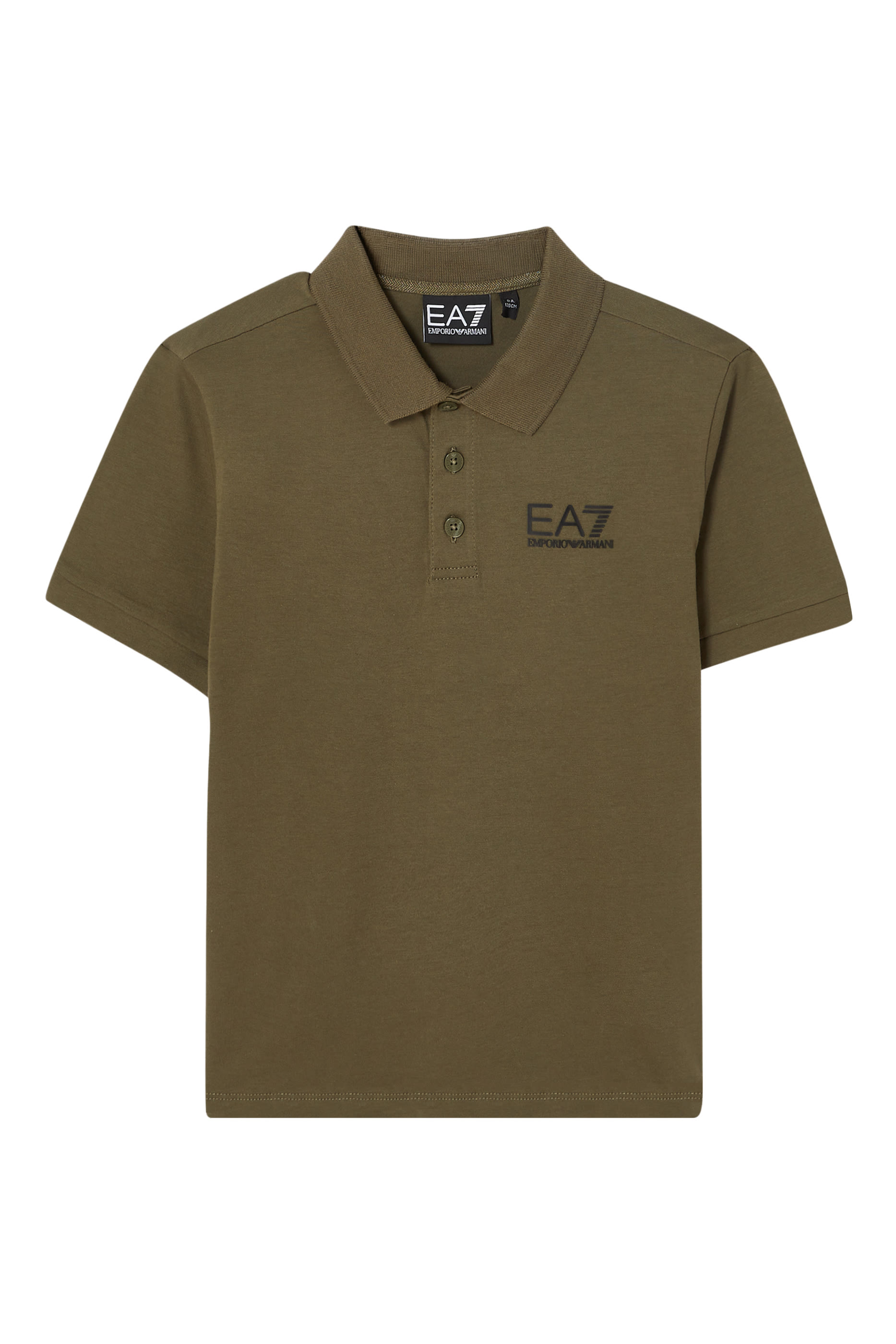 Kids EA7 Logo Polo Shirt