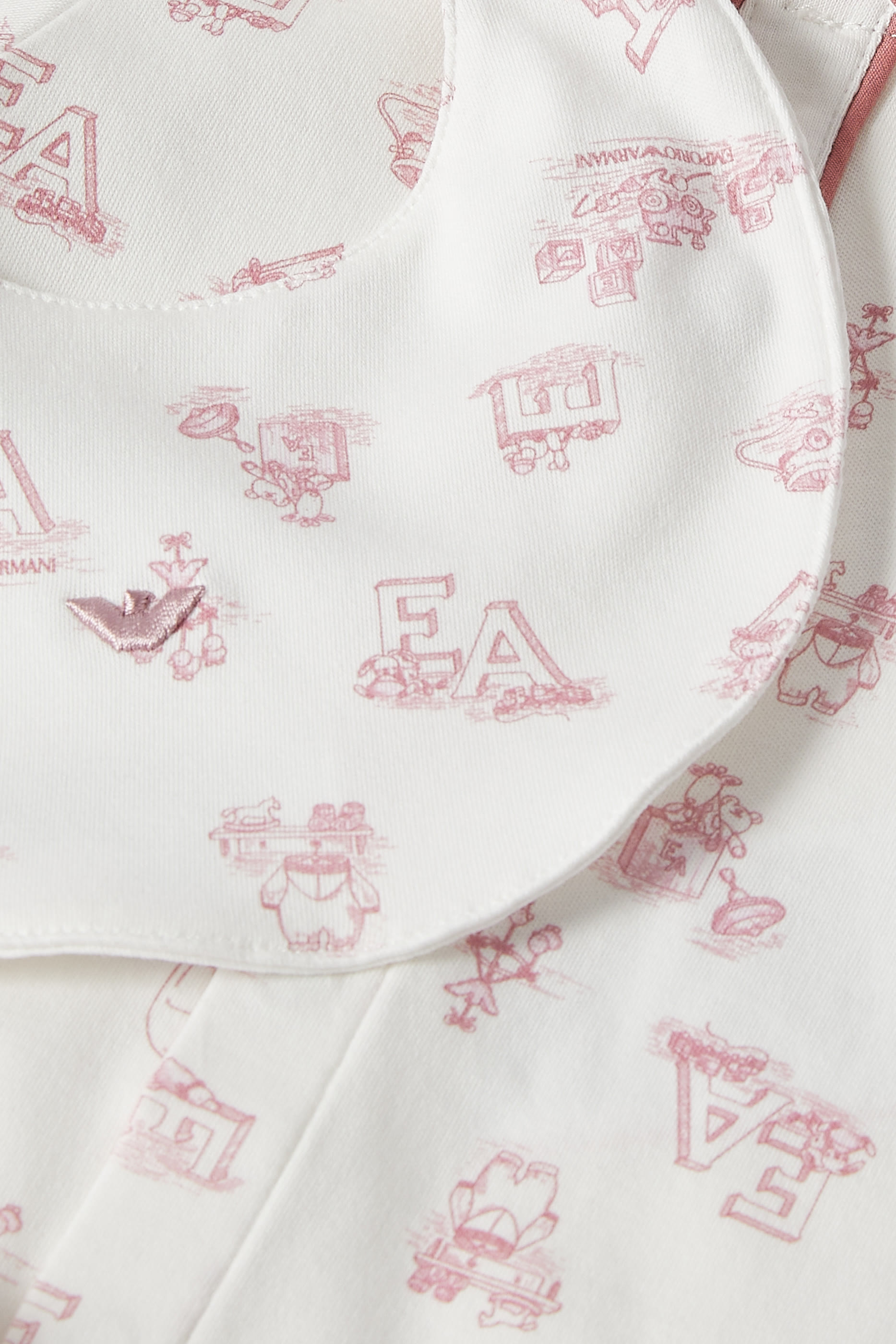 Kids Printed Jumpsuit & Bib Set 