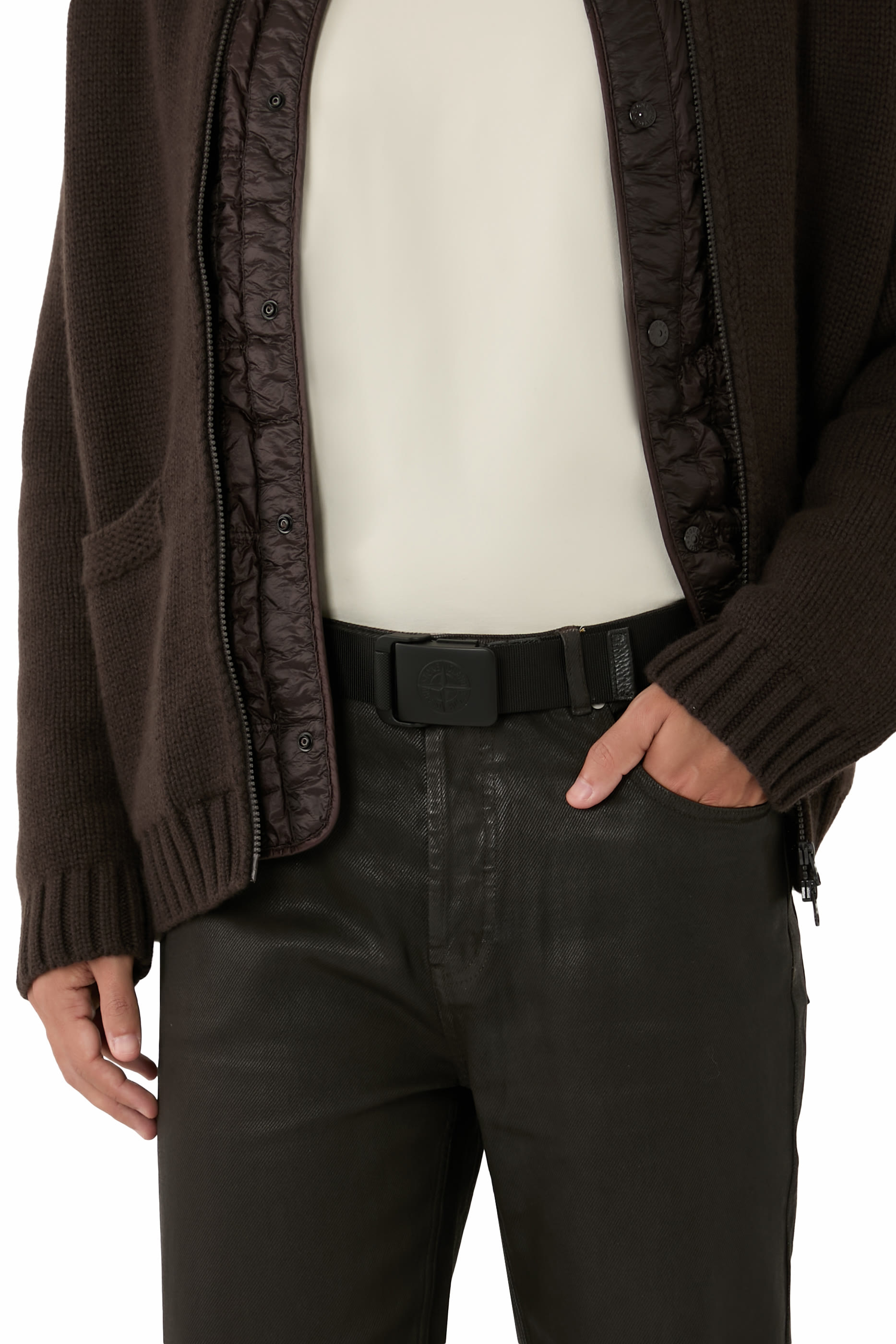 Compass Logo Buckle Belt