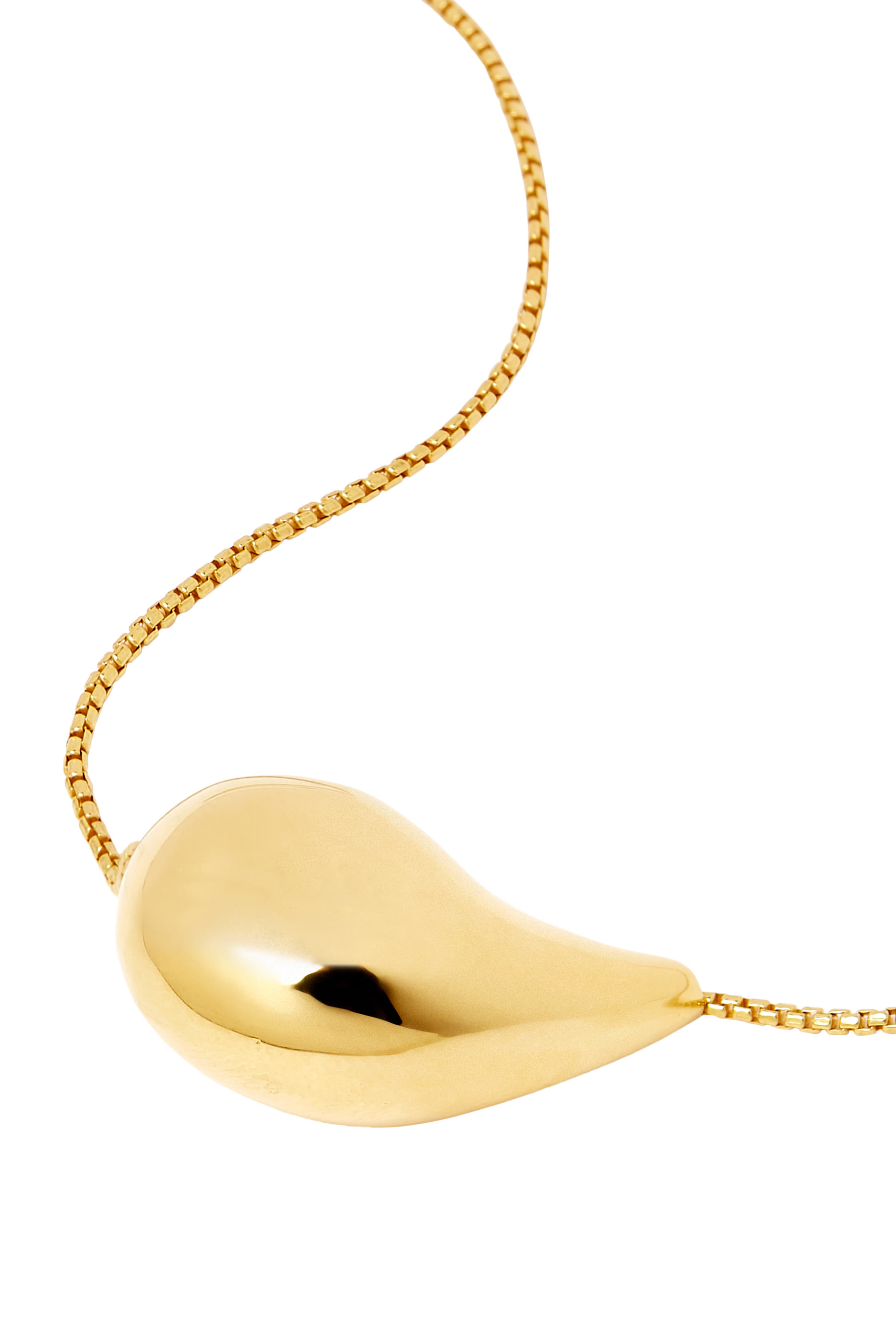 Drop Pendant Necklace, Sterling Silver