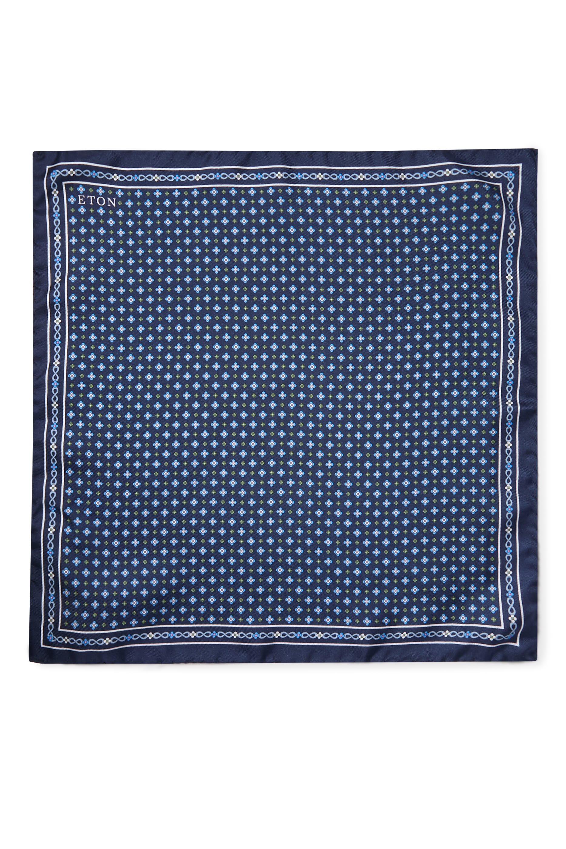 Floral Silk Twill Pocket Square
