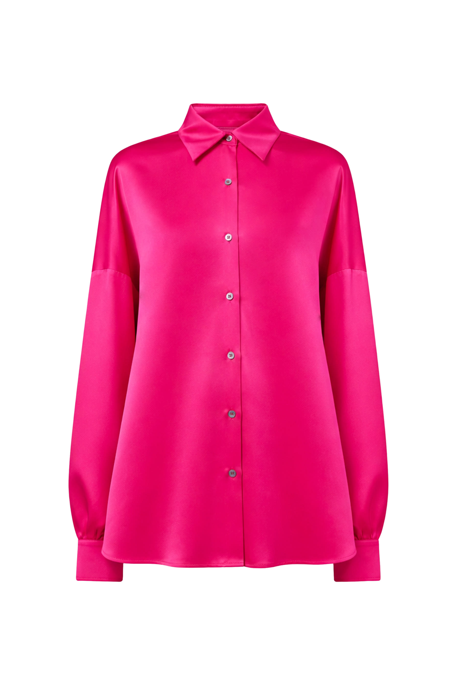 Oversized Casia Silk Shirt