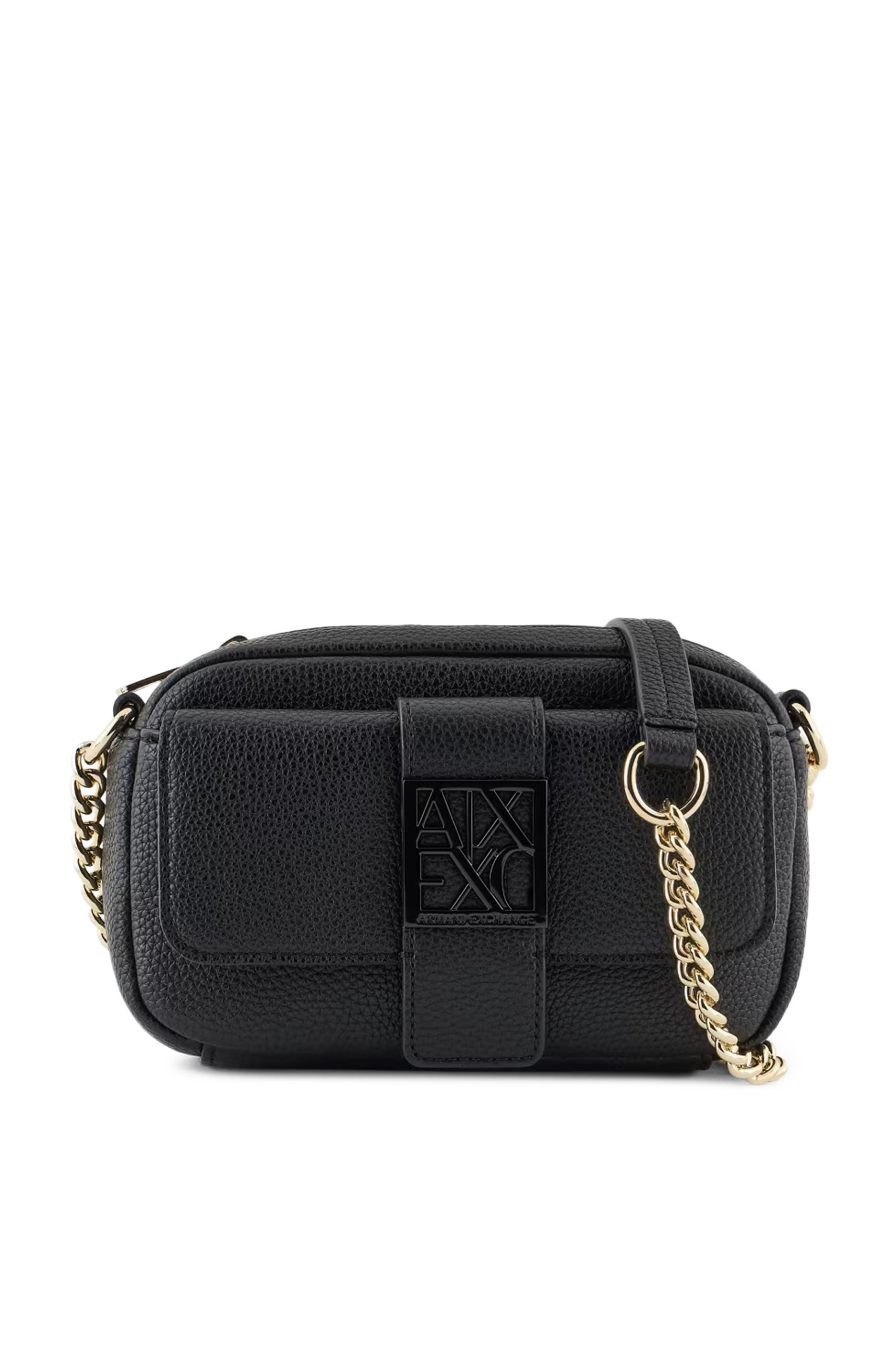 Monogram Logo and Chain Shoulder Strap Bag