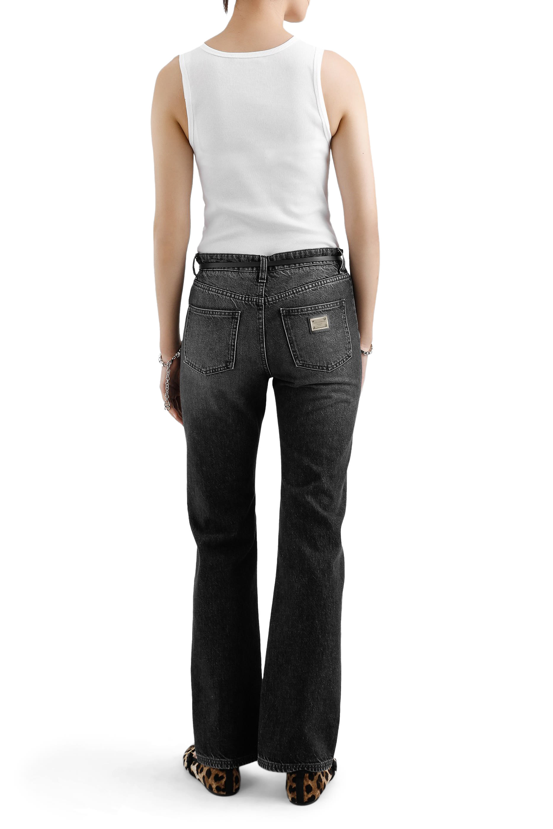 DG Logo Fine-Rib Jersey Tank Top