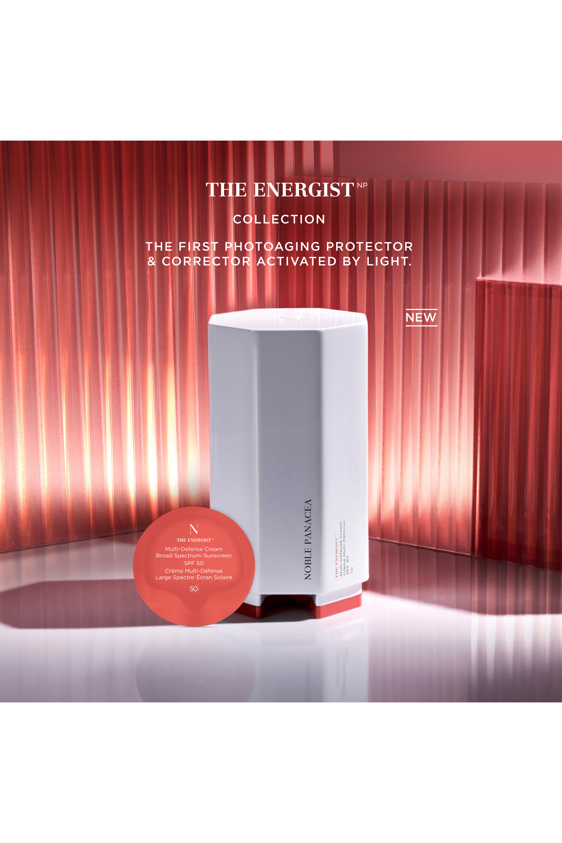 Noble Panacea The Energist Multi-Defense Cram SPF50, Set of 60