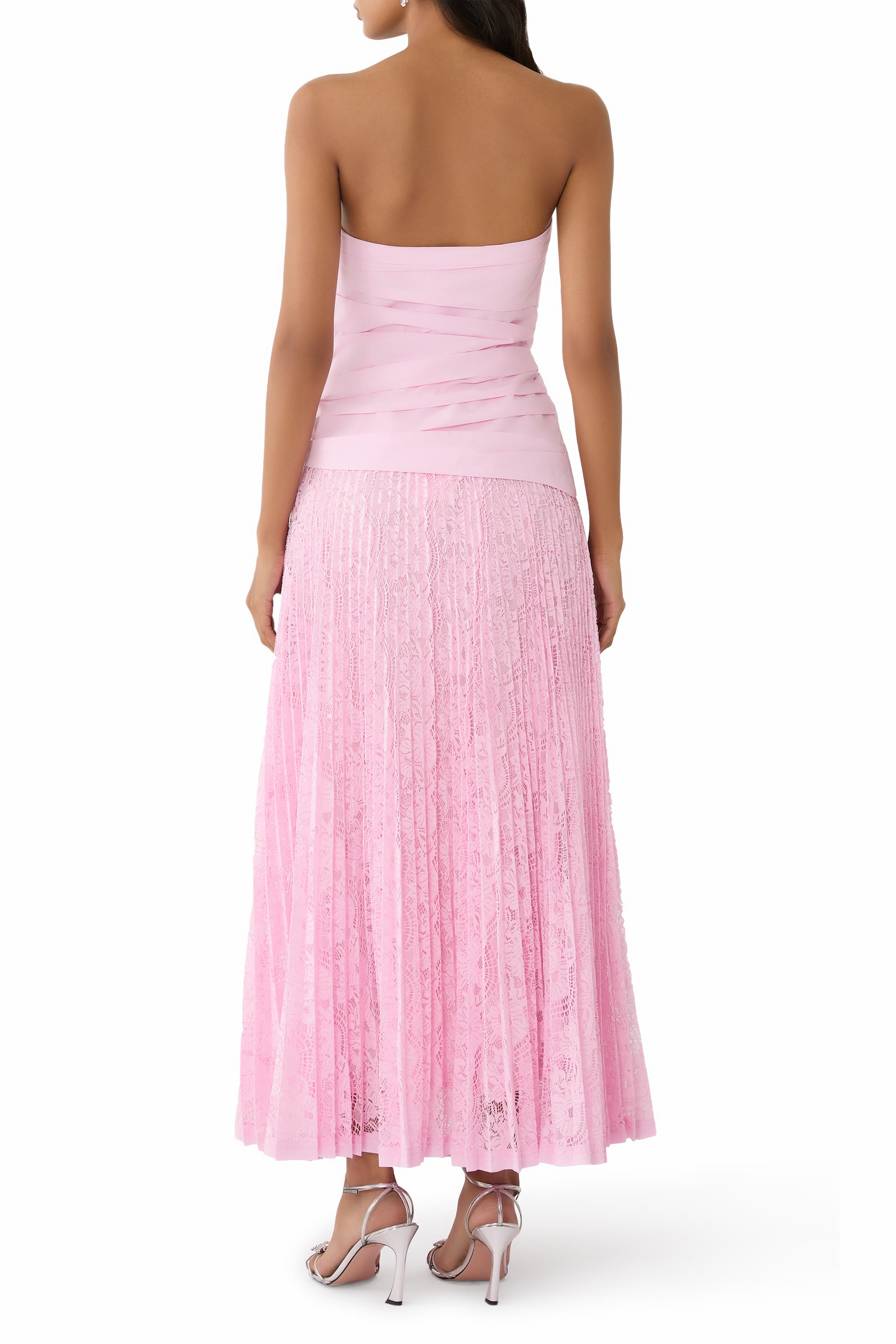 Annalise Cotton Lace Midi Dress