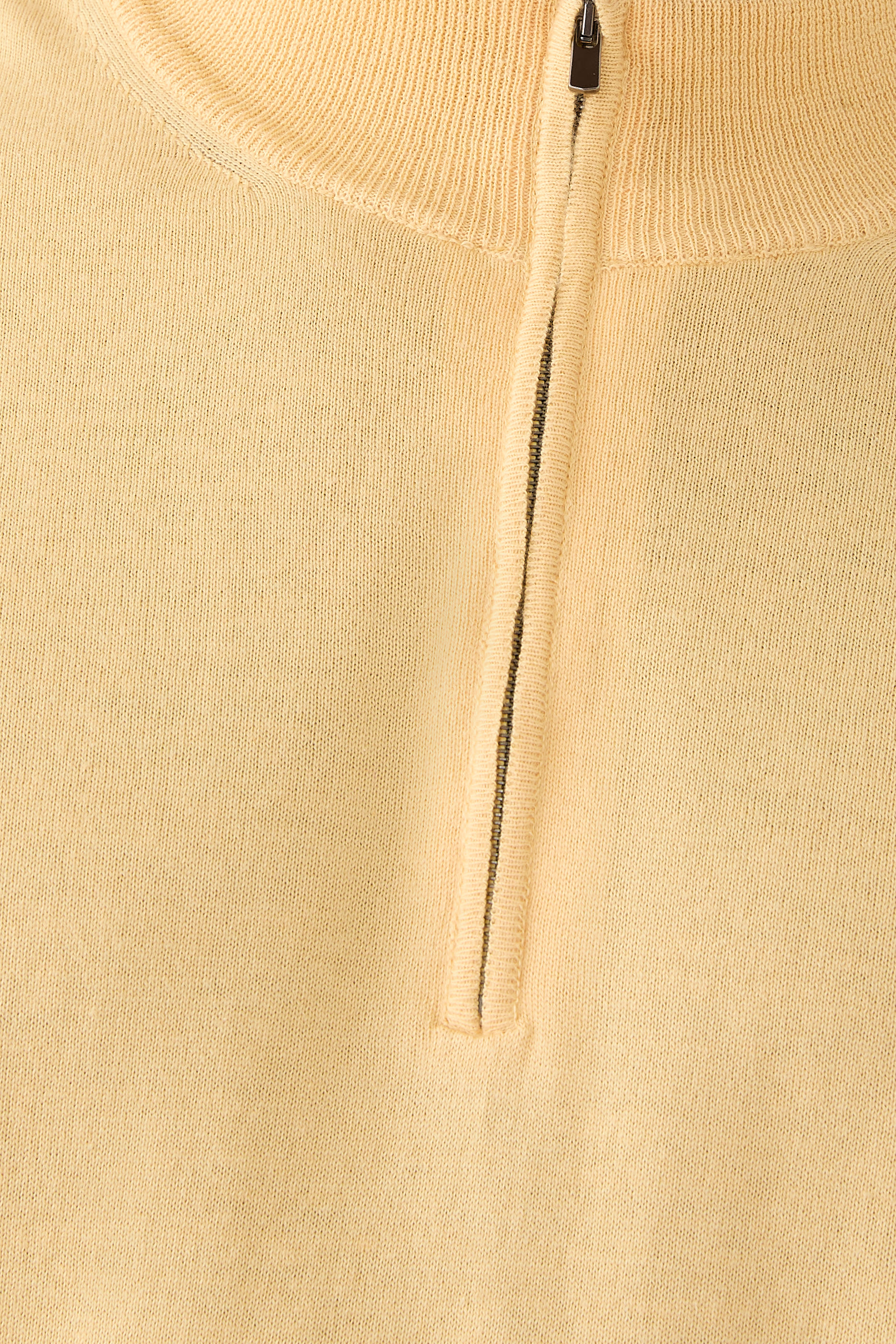 Cotton & Cashmere Quarter Zip Fine Knit Polo