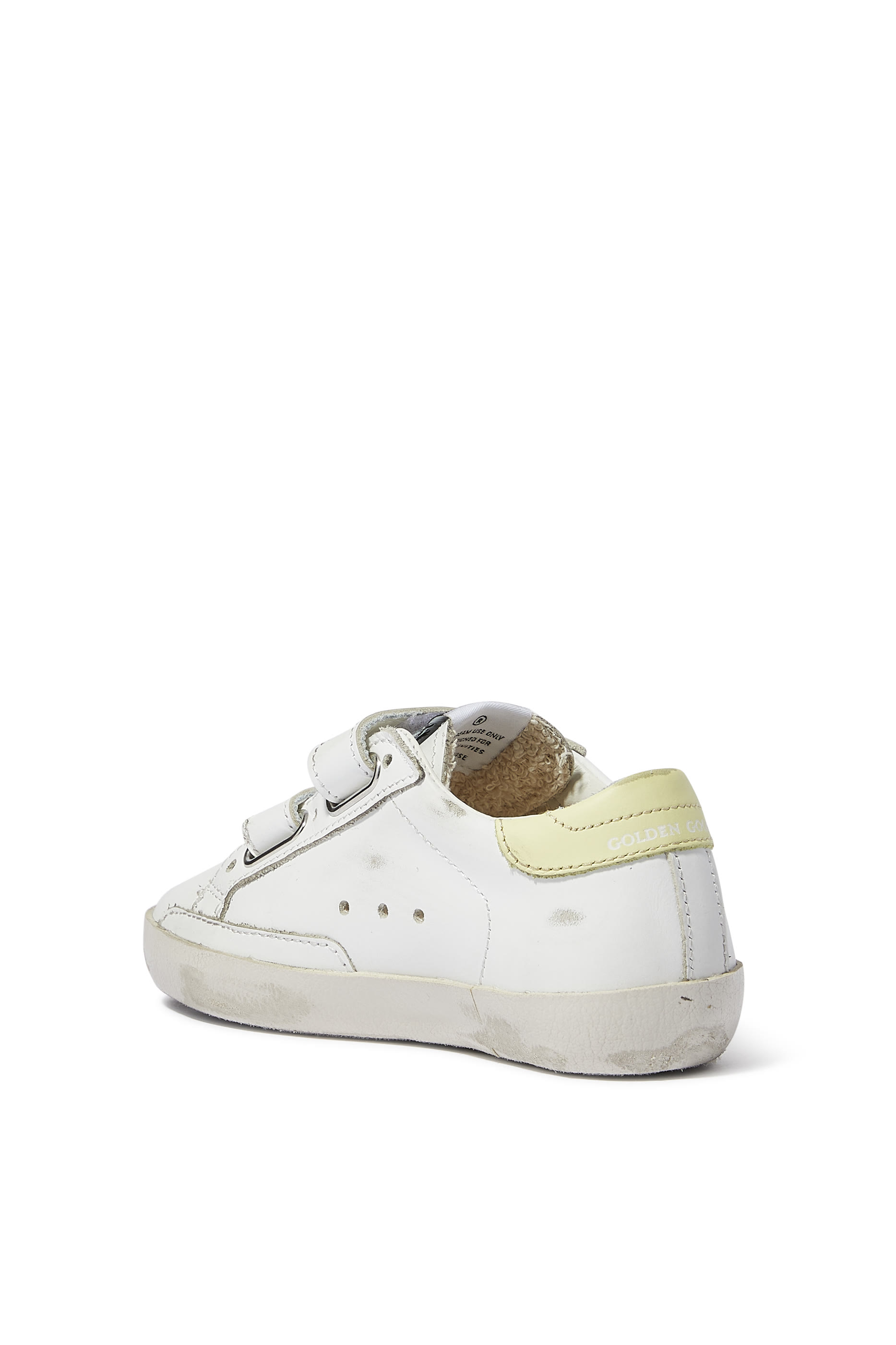 Kids Old School Sneakers with Leopard Print Star