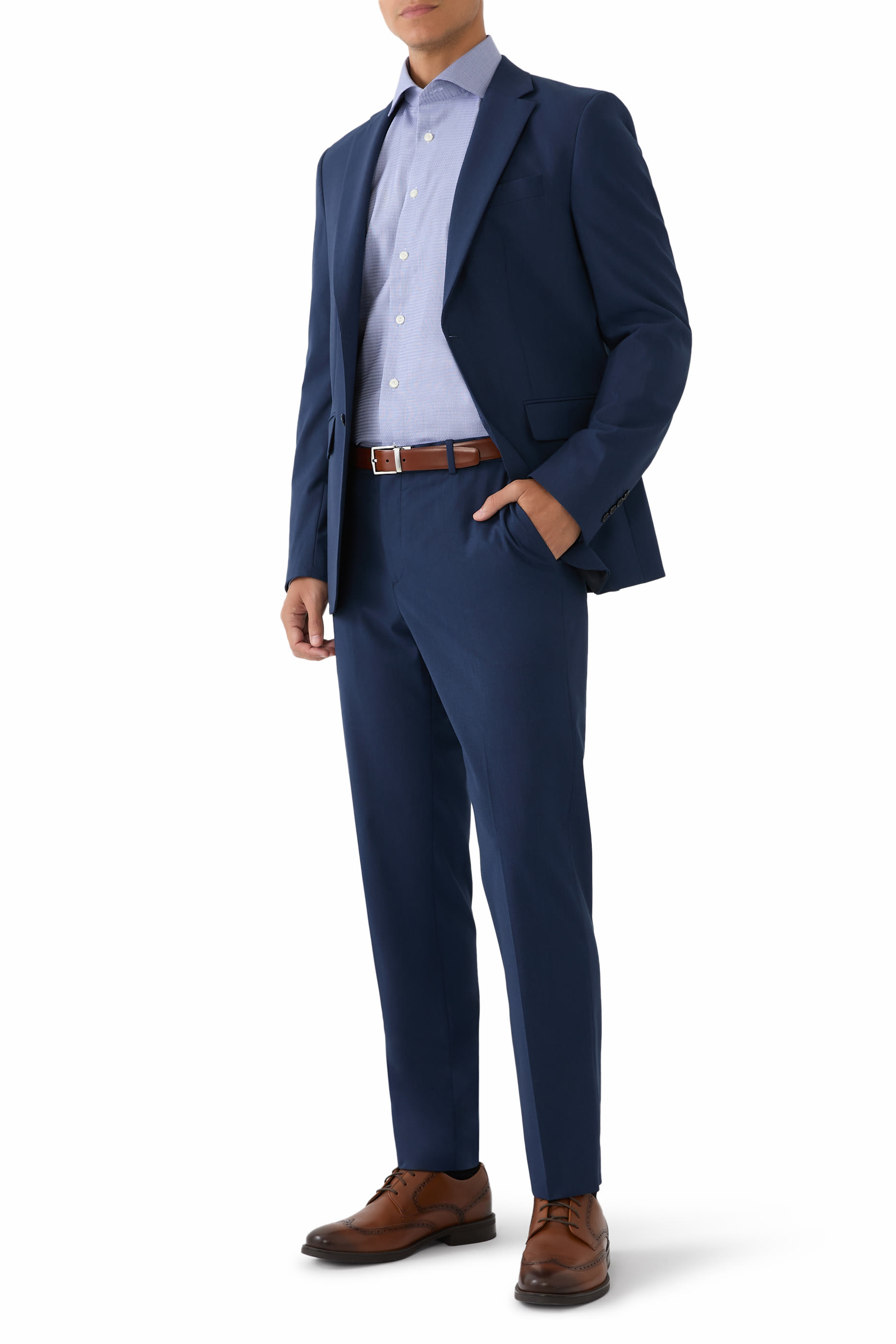 Semi Solid Signature Twill Shirt