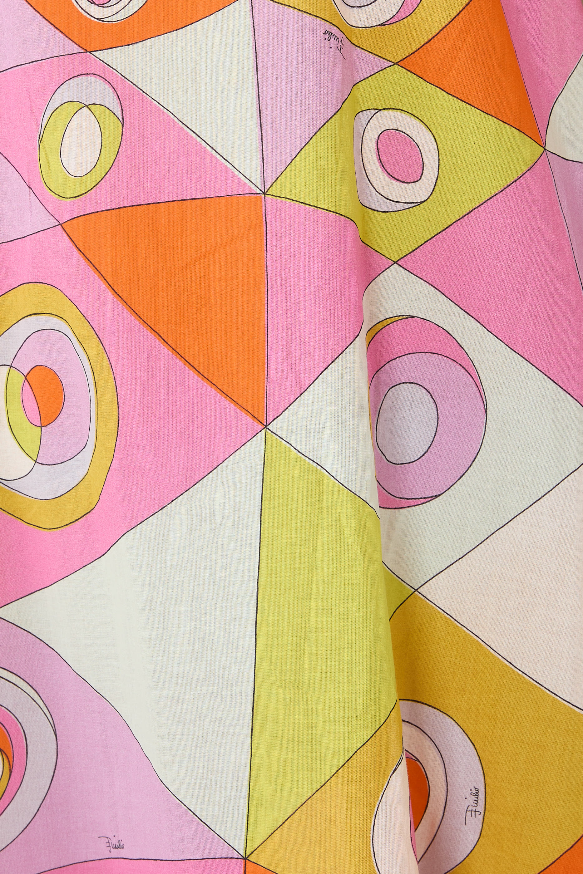 Occhi Print Cotton Kaftan