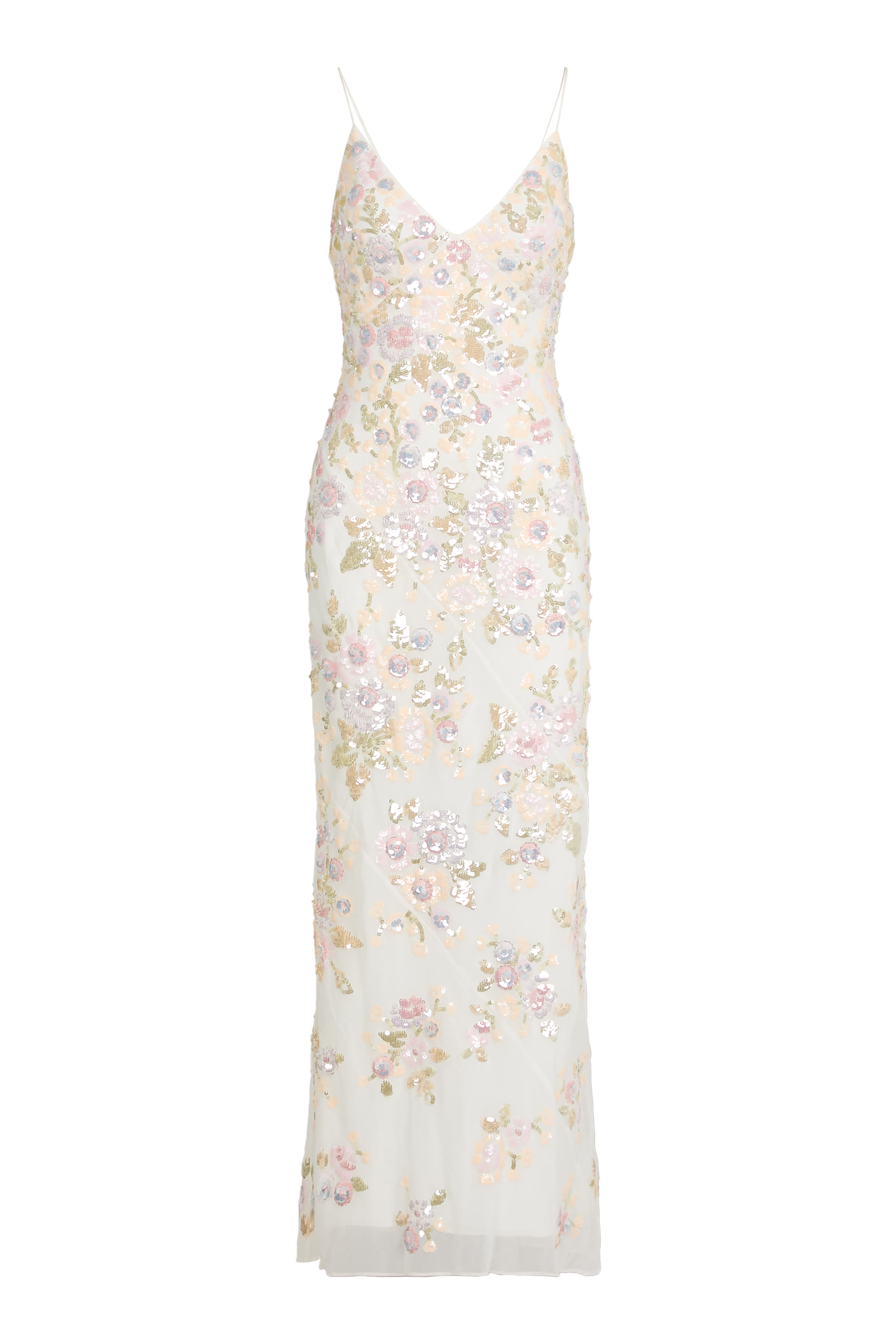 Sequin Paradise Georgette Cami Gown