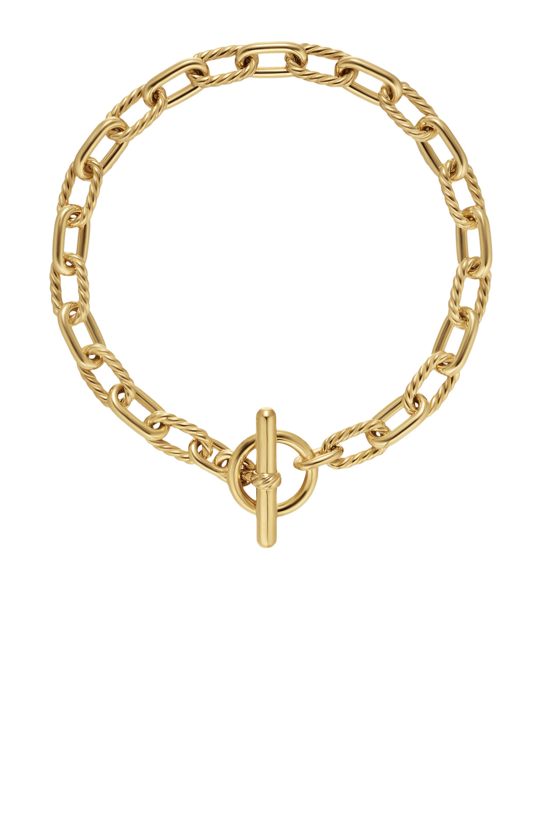 Madison® Toggle Chain Bracelet, 18K Yellow Gold