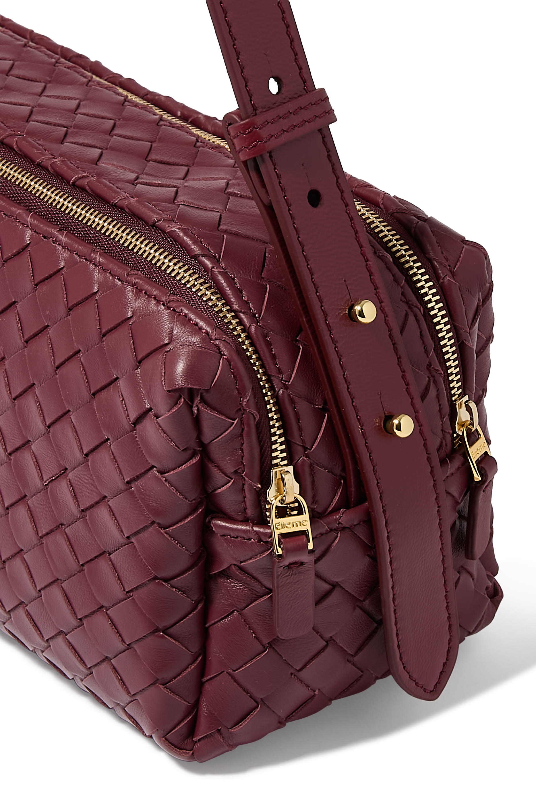Trousse Woven Leather Bag