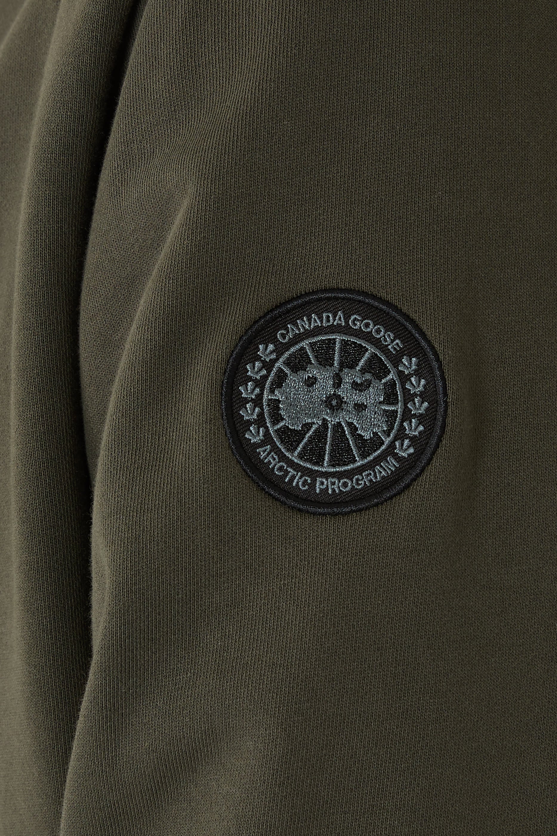 Huron Logo Patch Zip-Up Hoodie