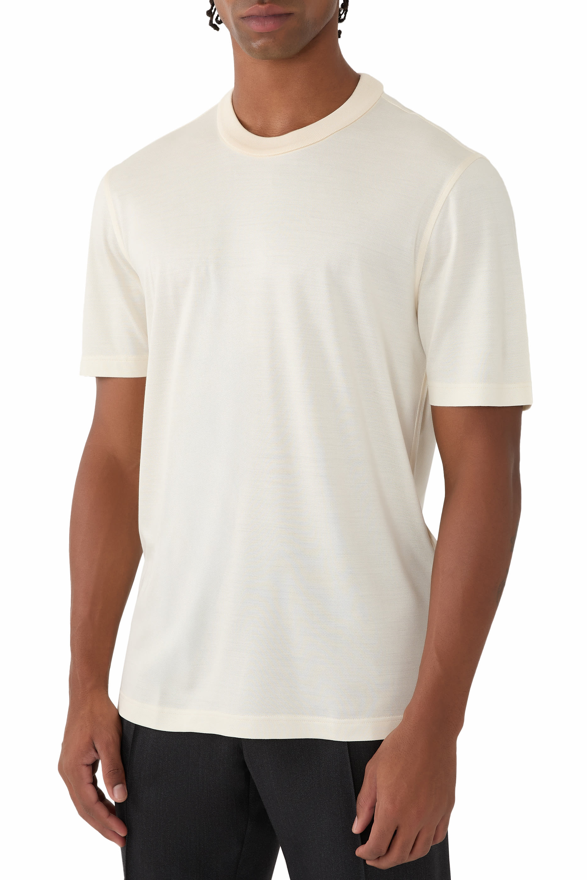 Cashmere and Silk T-Shirt