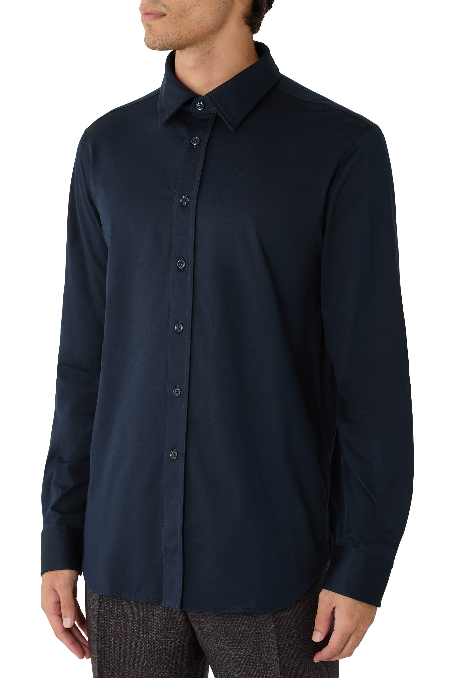 Button-Up Long Sleeves Shirt