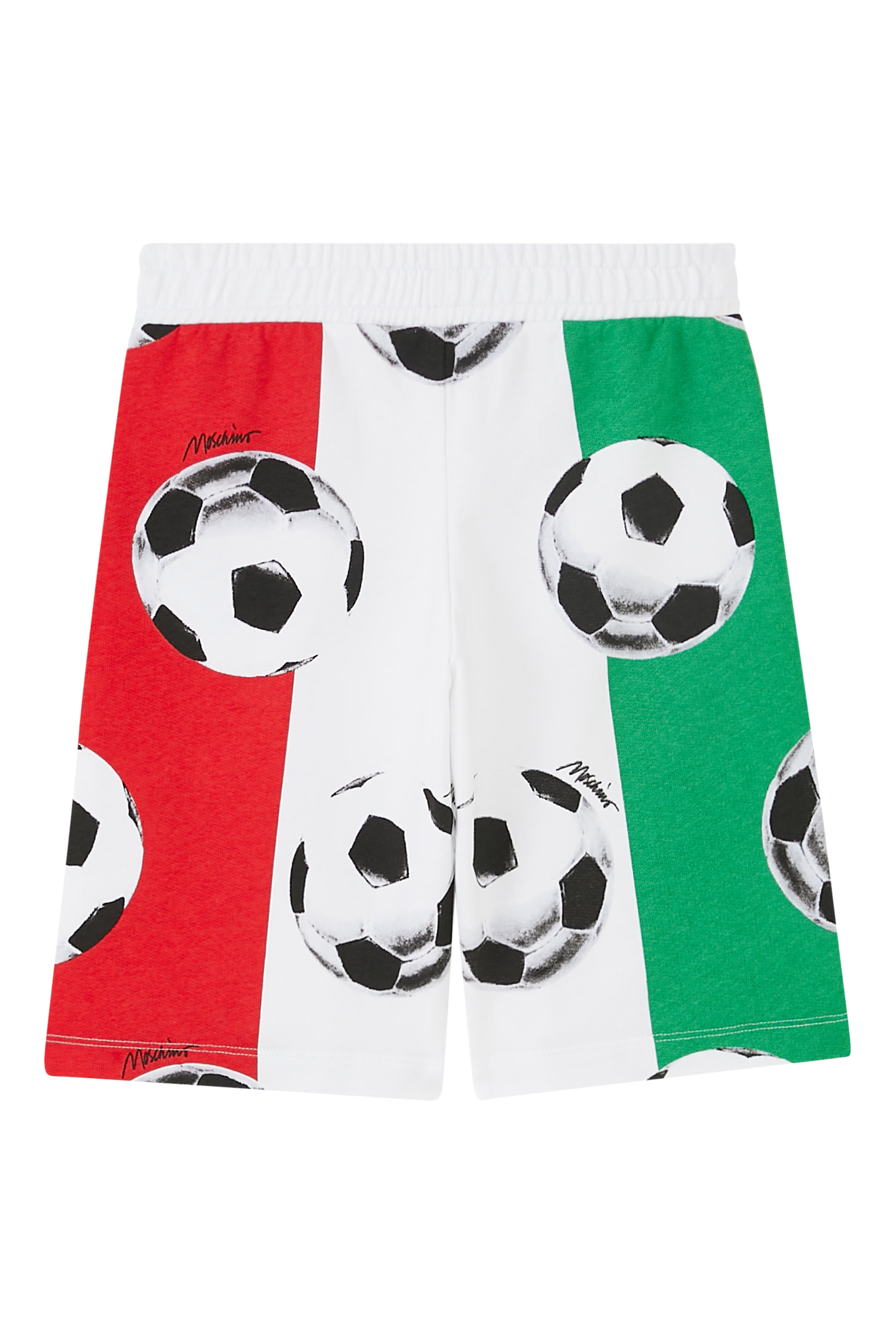 Kids Italy Football Graphic-Print Shorts
