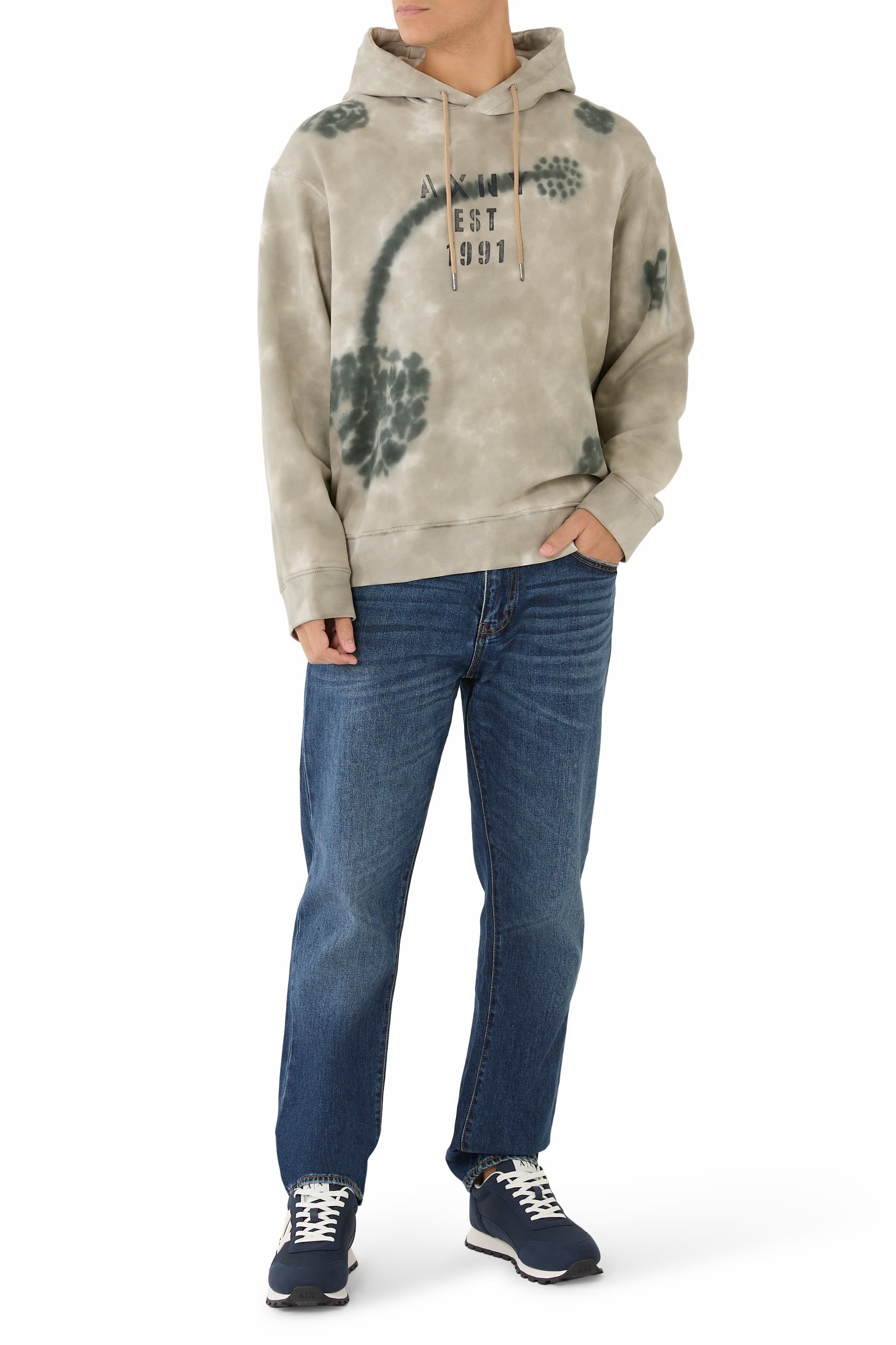 Ninety-One AX Logo Hoodie Sweatshirt