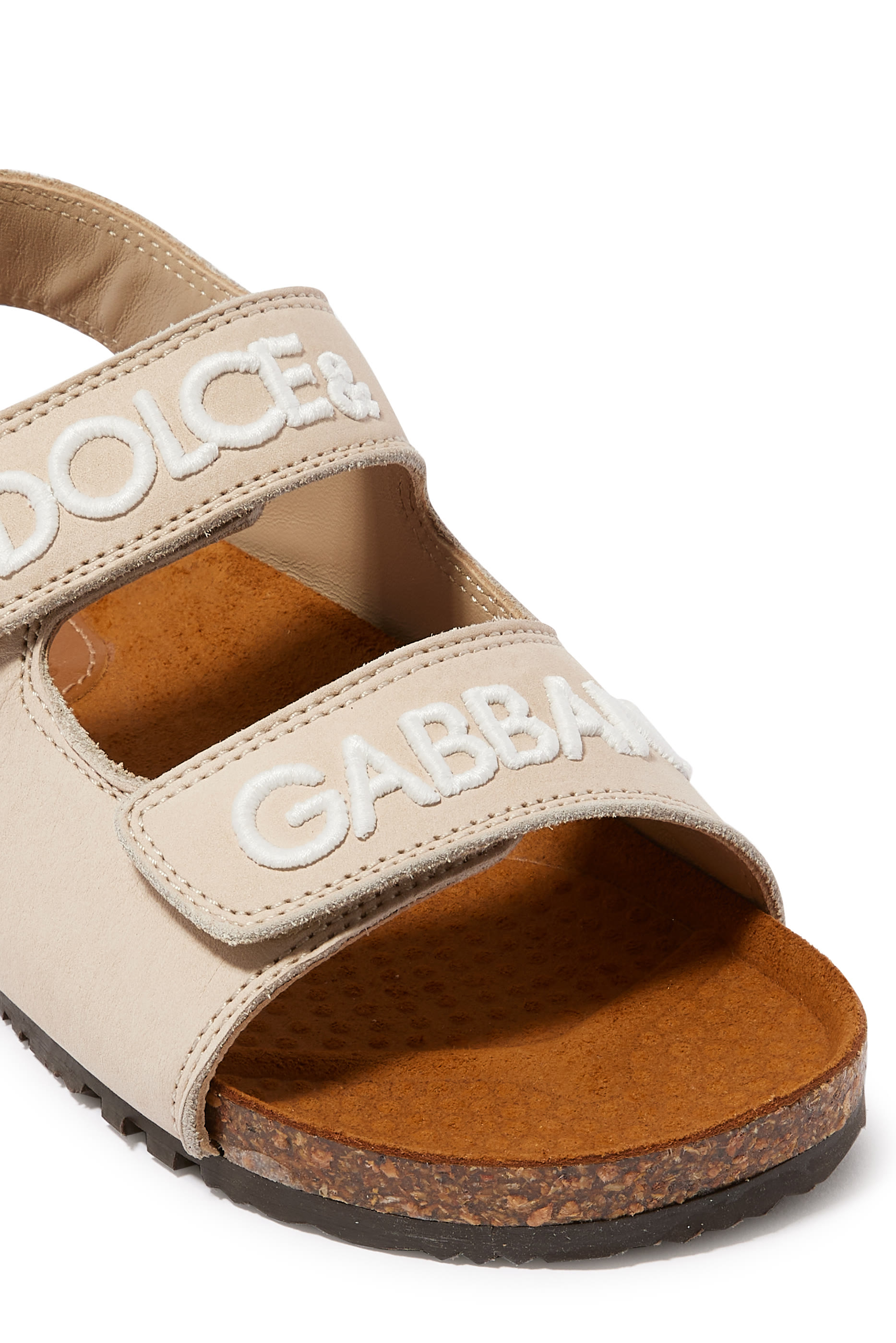 Logo Leather Sandals