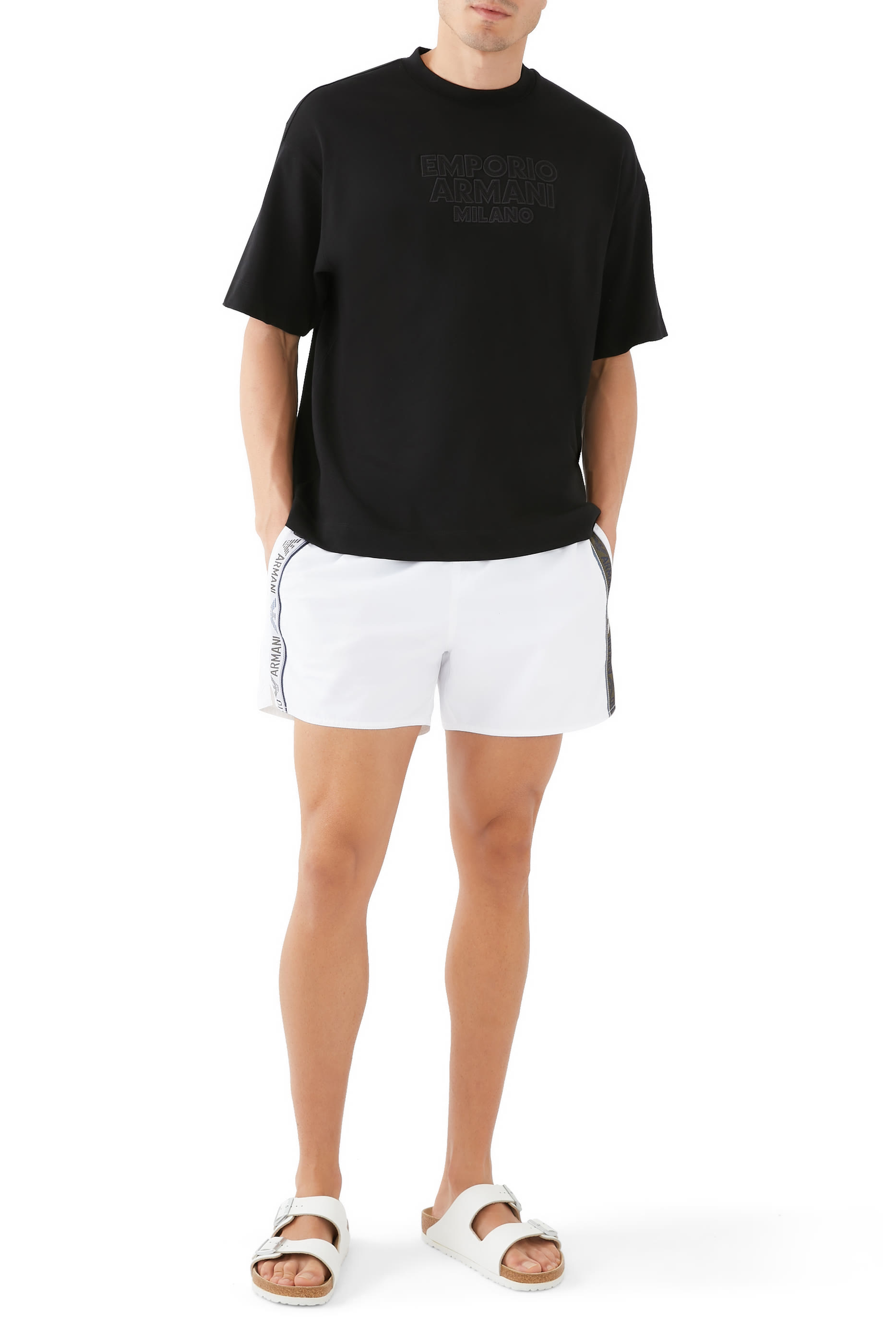 Logo Band Swim Shorts